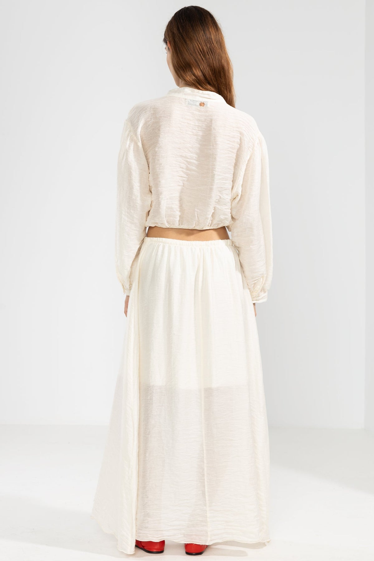 Camisa Abby Crema Tops y Camisas Polonio UY