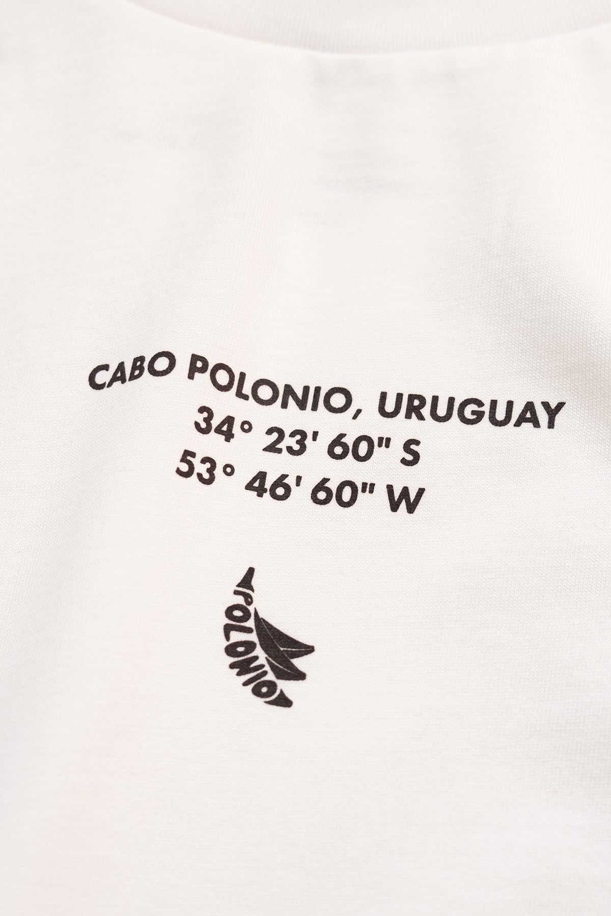 Cabo Polonio Tee Blanco T-Shirt Polonio UY
