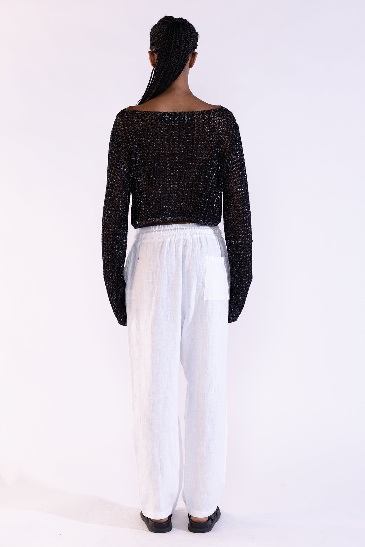 Crop Sweater Black