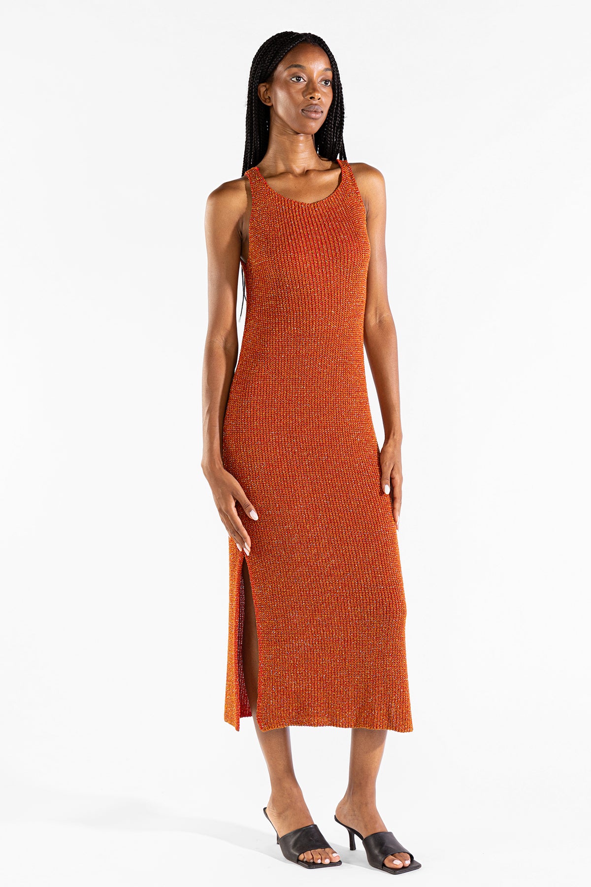 Vestido Eli Tejido Lurex Sol Vestidos y Monos Polonio UY