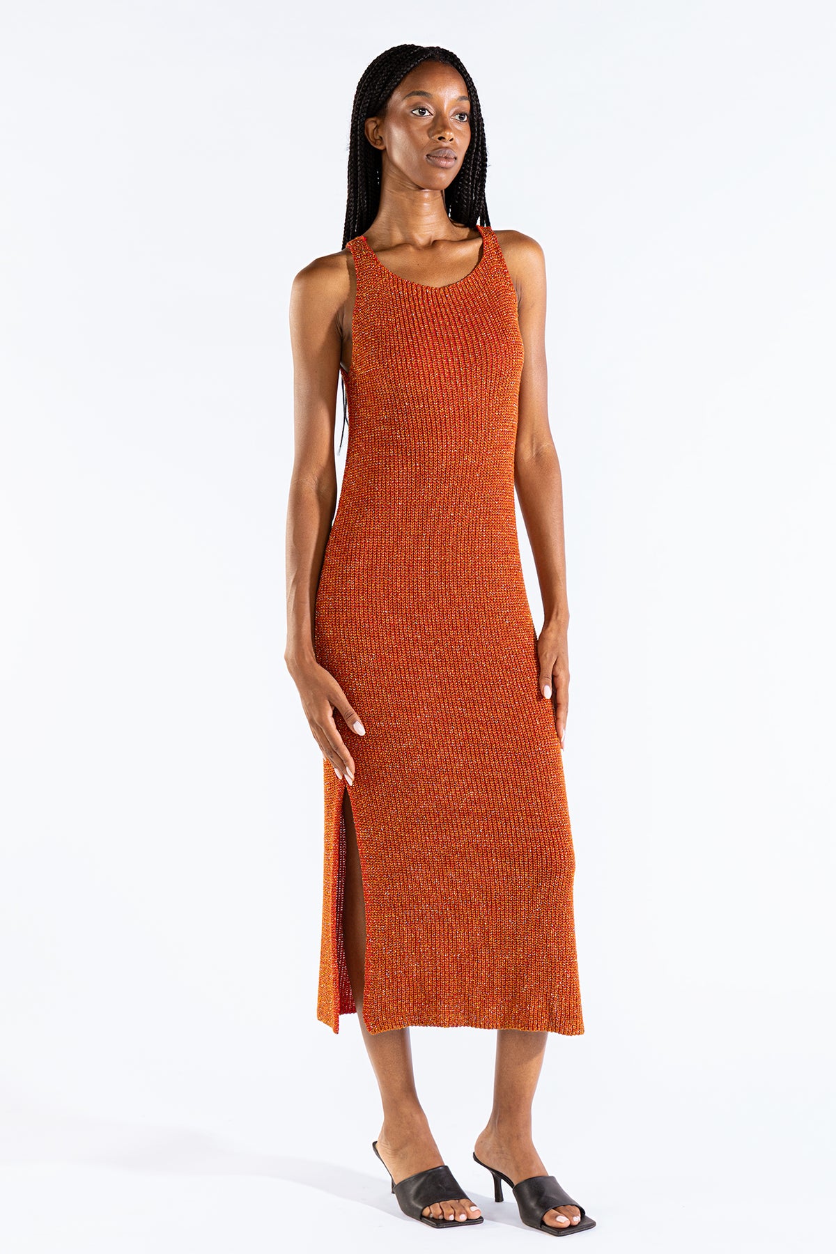 Vestido Eli Tejido Lurex Sol