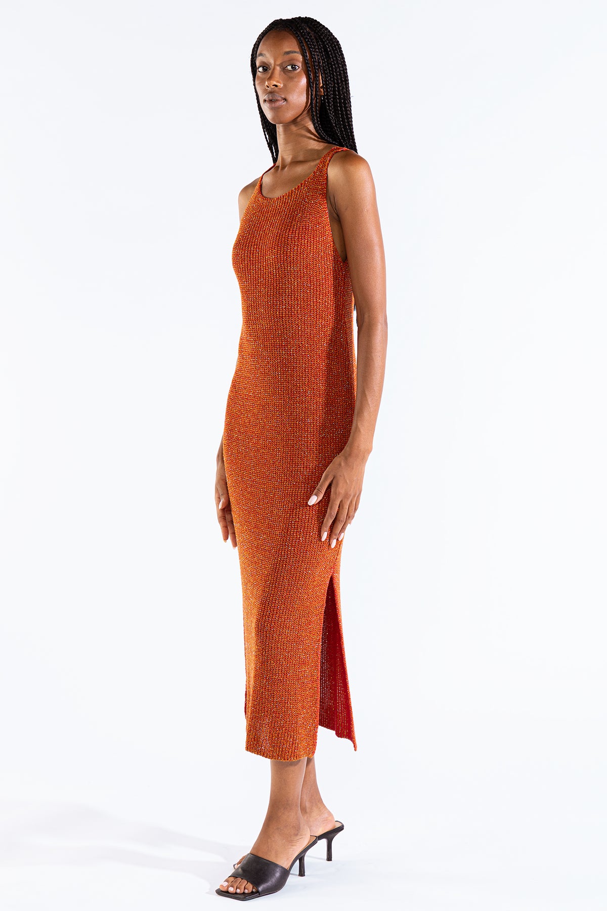 Vestido Eli Tejido Lurex Sol