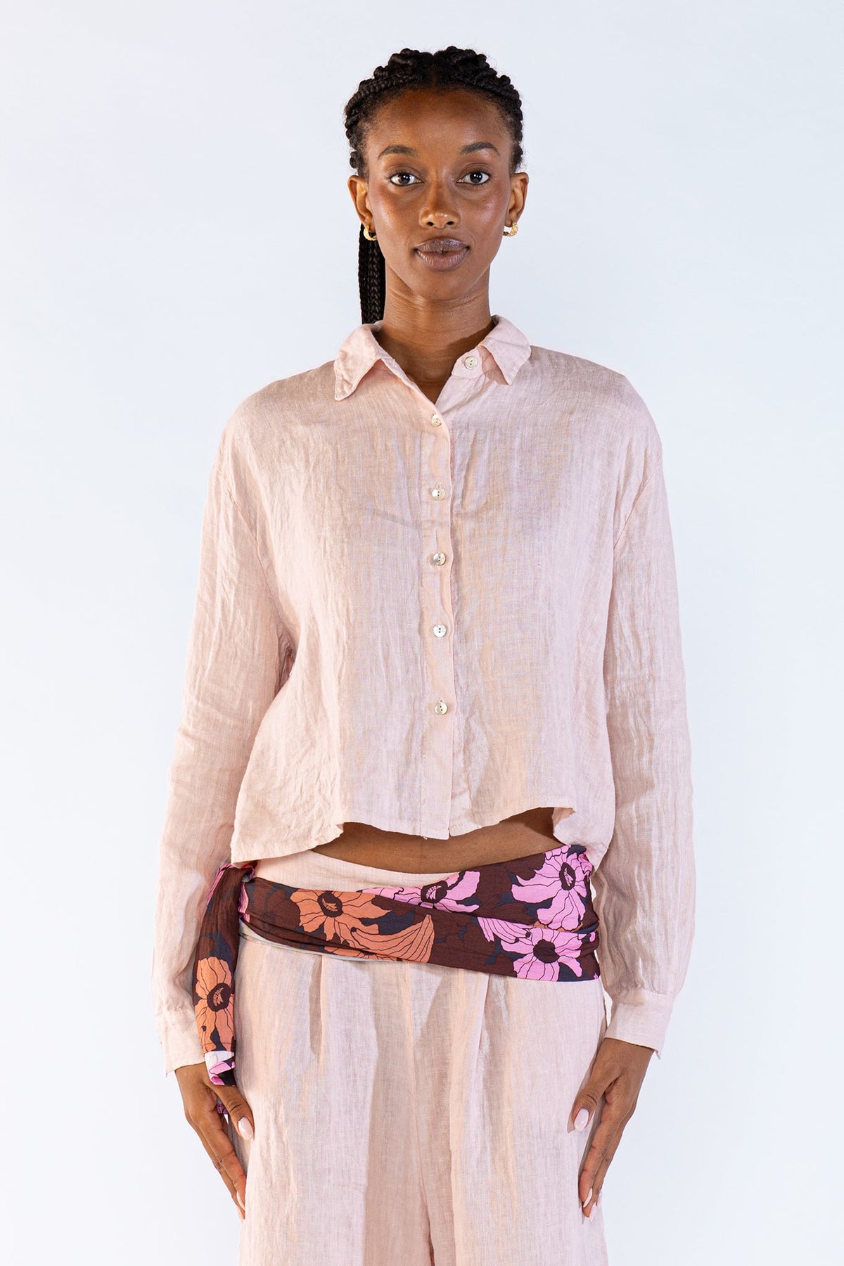 Camisa Lara Rose Tops y Camisas Polonio UY