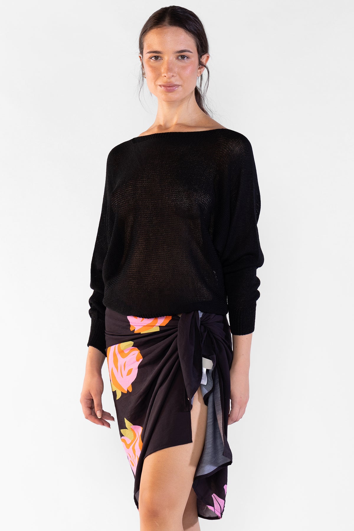 Lu Tiger Sweater Black Sweaters Polonio UY
