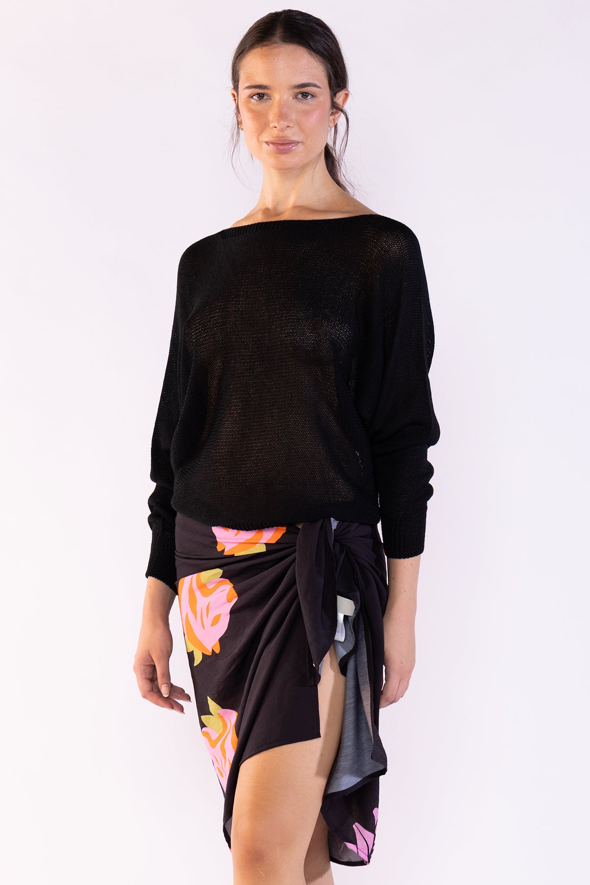 Lu Tiger Sweater Black