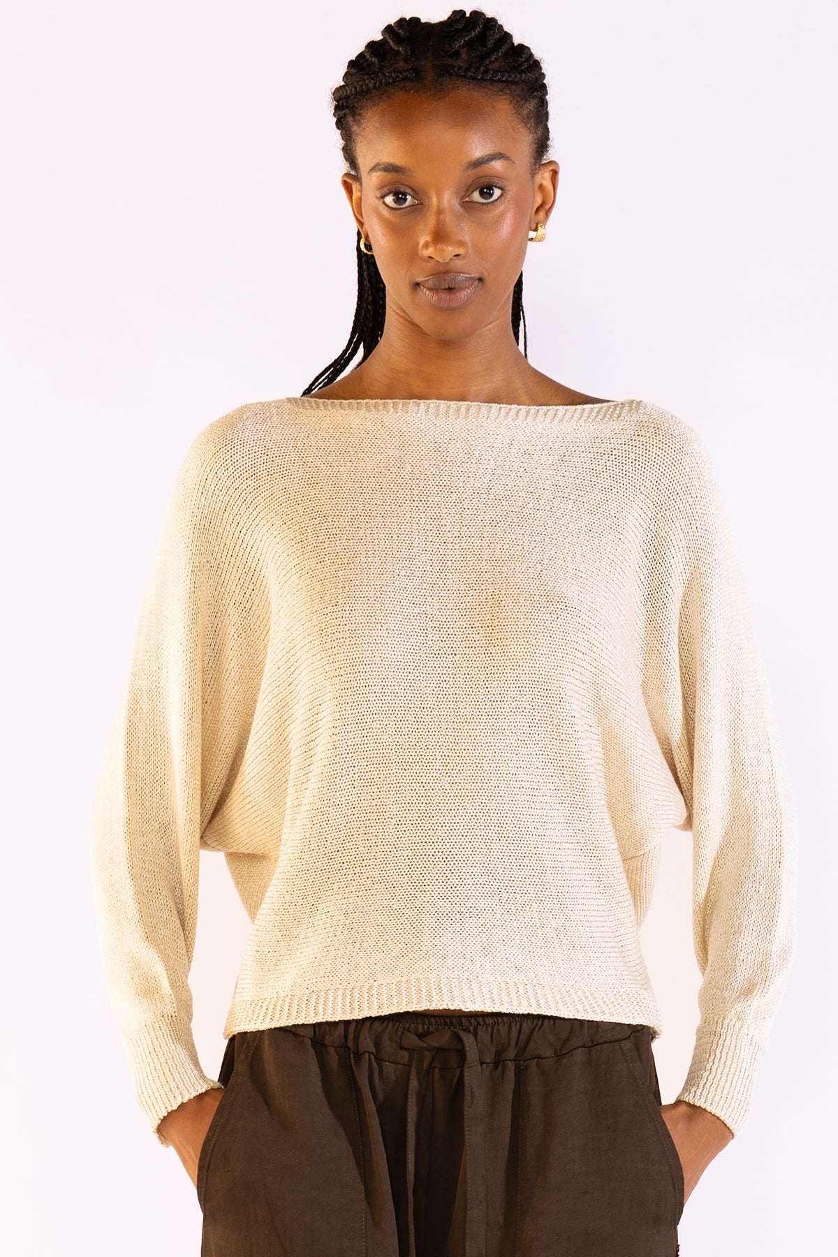 Lu Tiger Sweater Crema