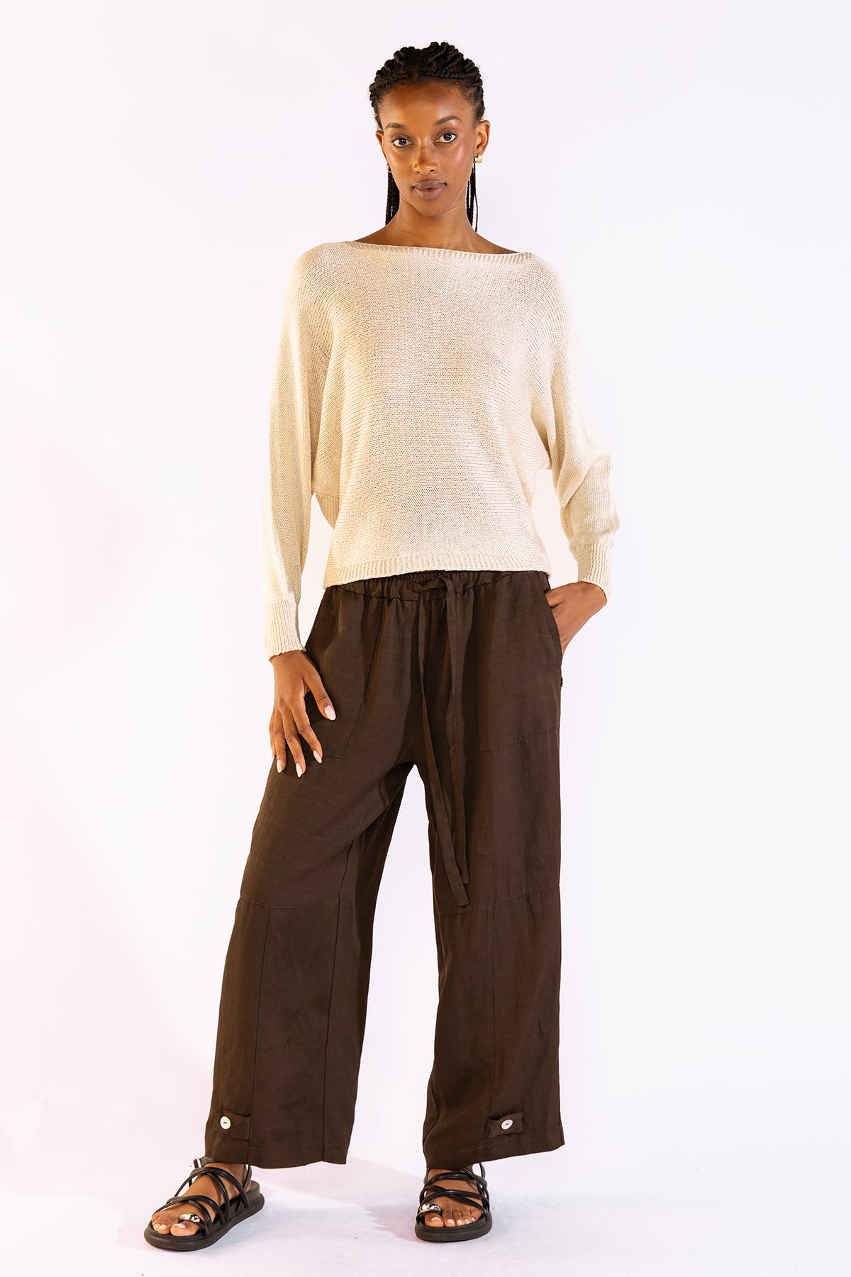 Lu Tiger Sweater Crema