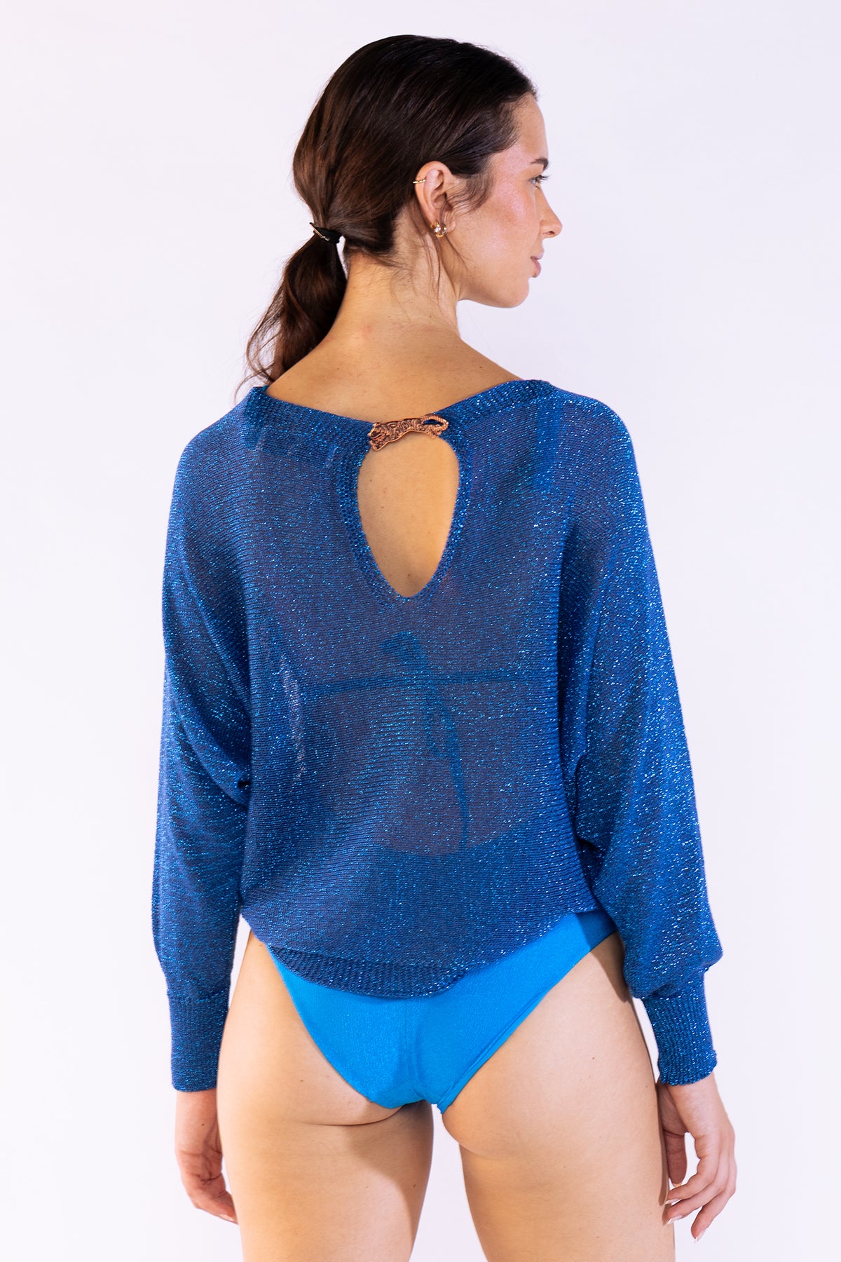 Lu Tiger Sweater Blue