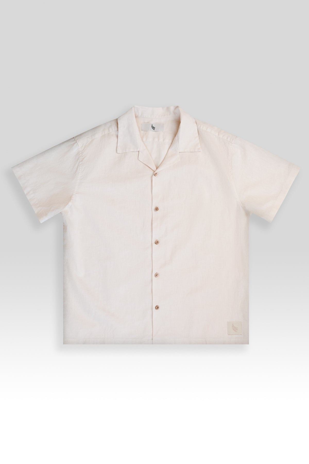 Camisa Camp Collar Boxy Cream - Polonio Uruguay