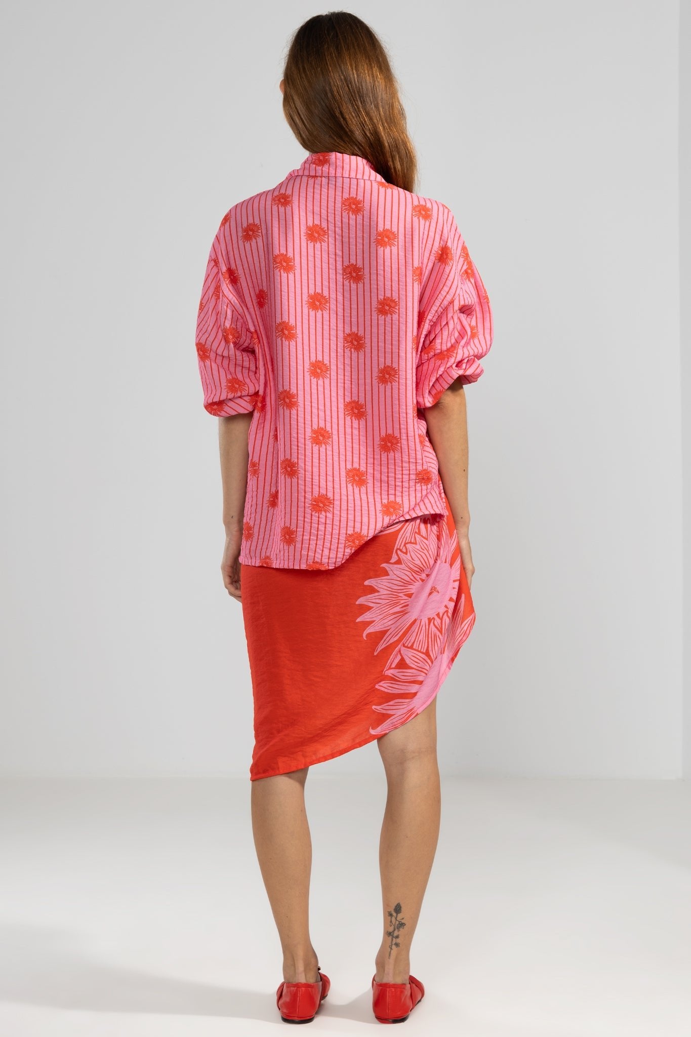 Camisa Flo Bloomline Pink - Polonio Uruguay