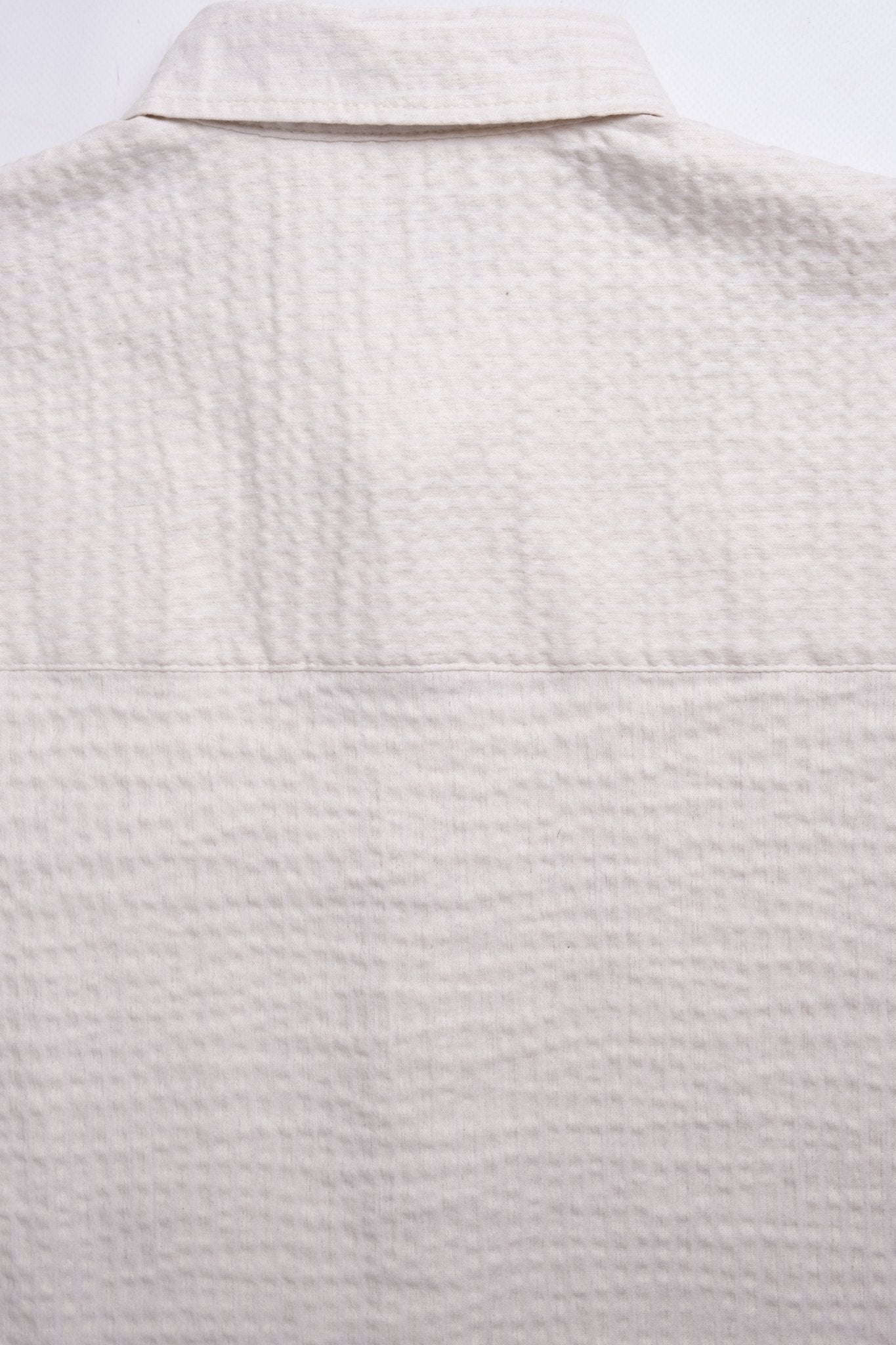 Camisa Manga Corta Fede Cream - Polonio Uruguay