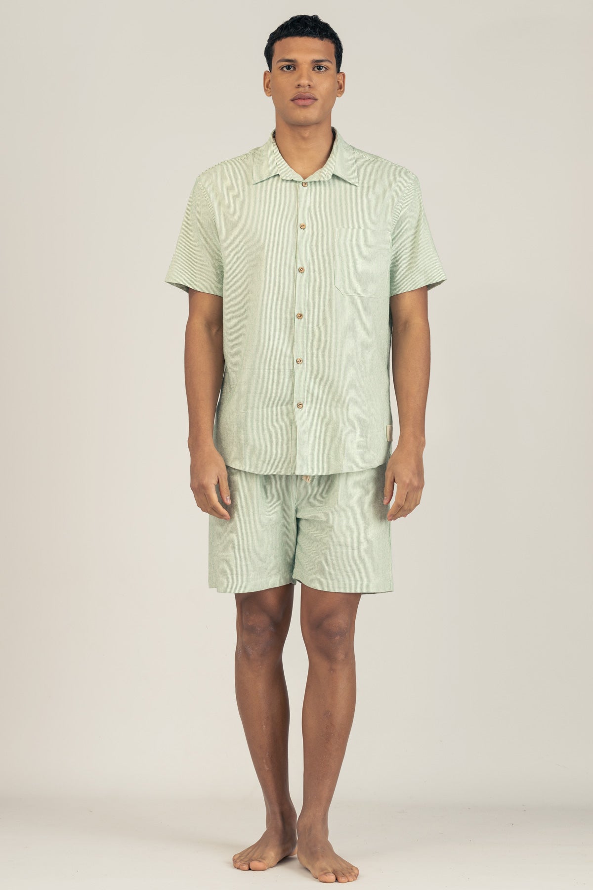 Camisa Manga Corta Fede Green - Polonio Uruguay