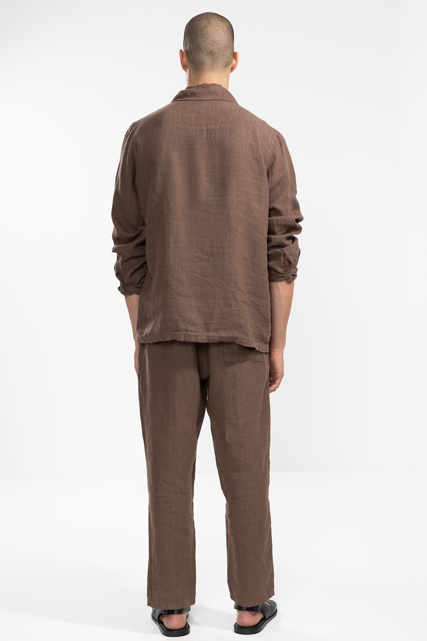 Chaqueta De Lino Premium Moccha - Polonio Uruguay