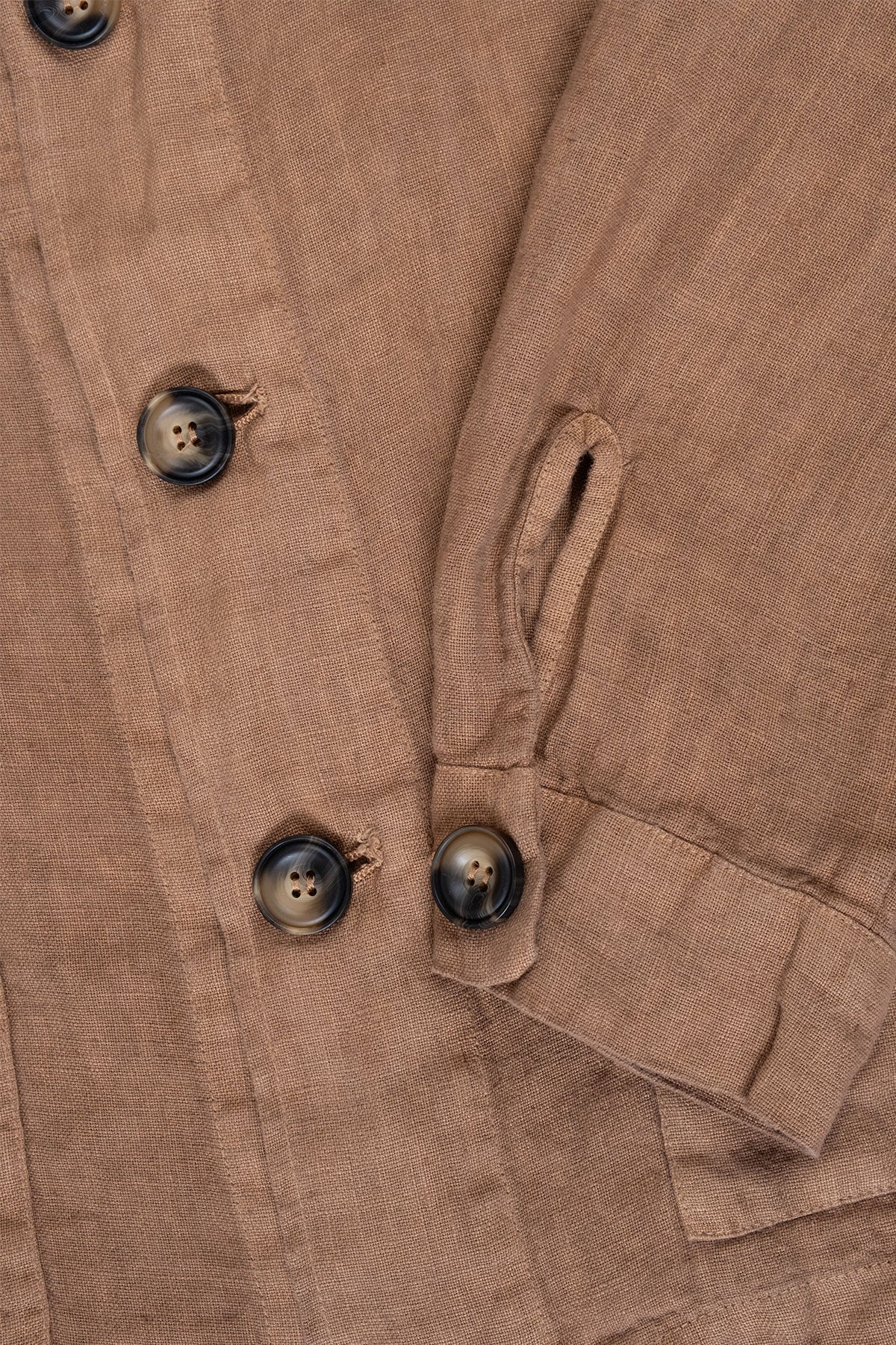 Chaqueta De Lino Premium Tabaco - Polonio Uruguay