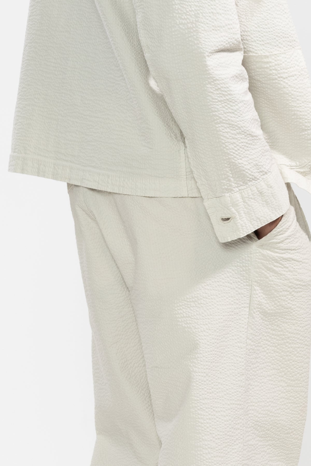 Chaqueta Seersucker Oyster - Polonio Uruguay