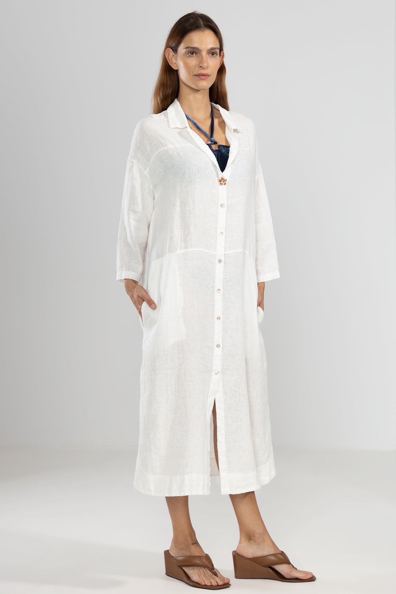 Long Shirt Blanco - Polonio Uruguay