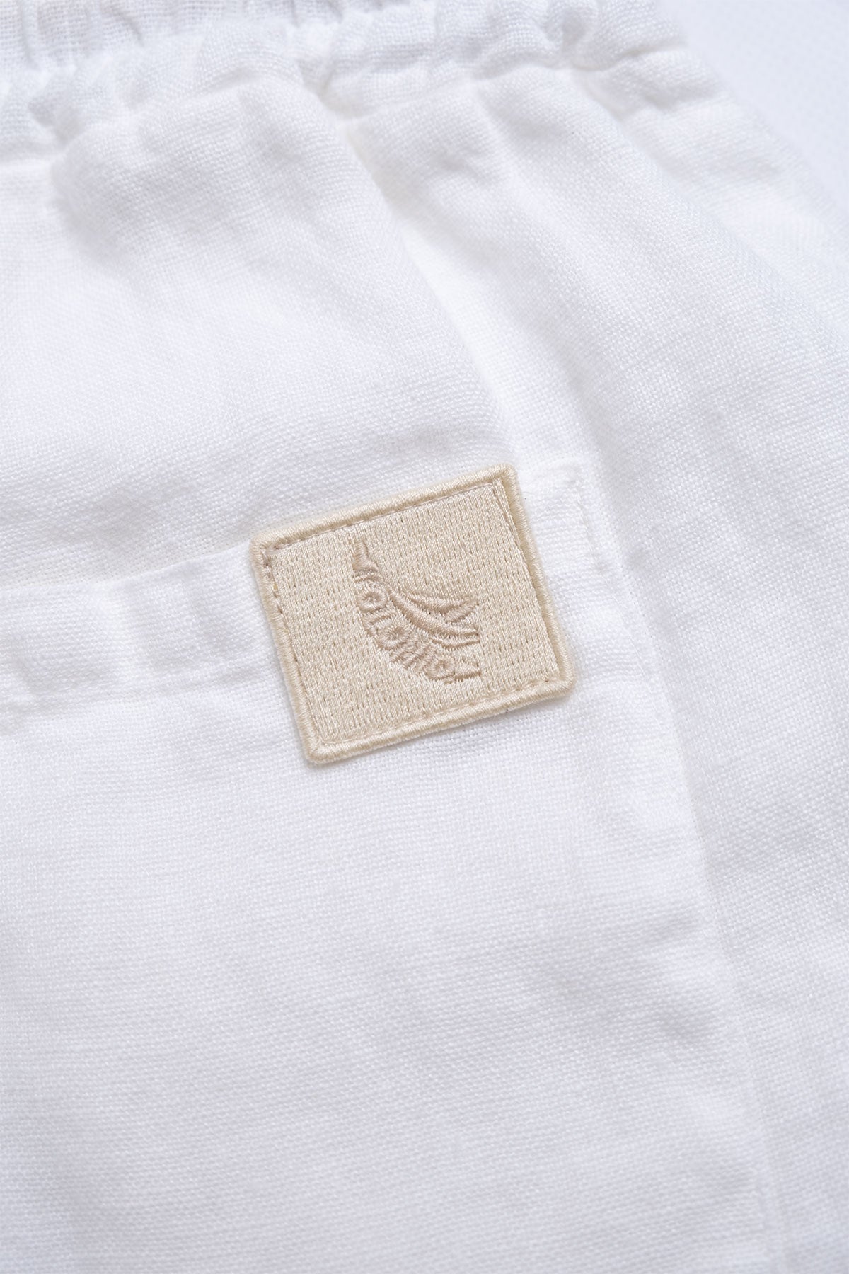 Pantalón De Lino Premium Blanco - Polonio Uruguay
