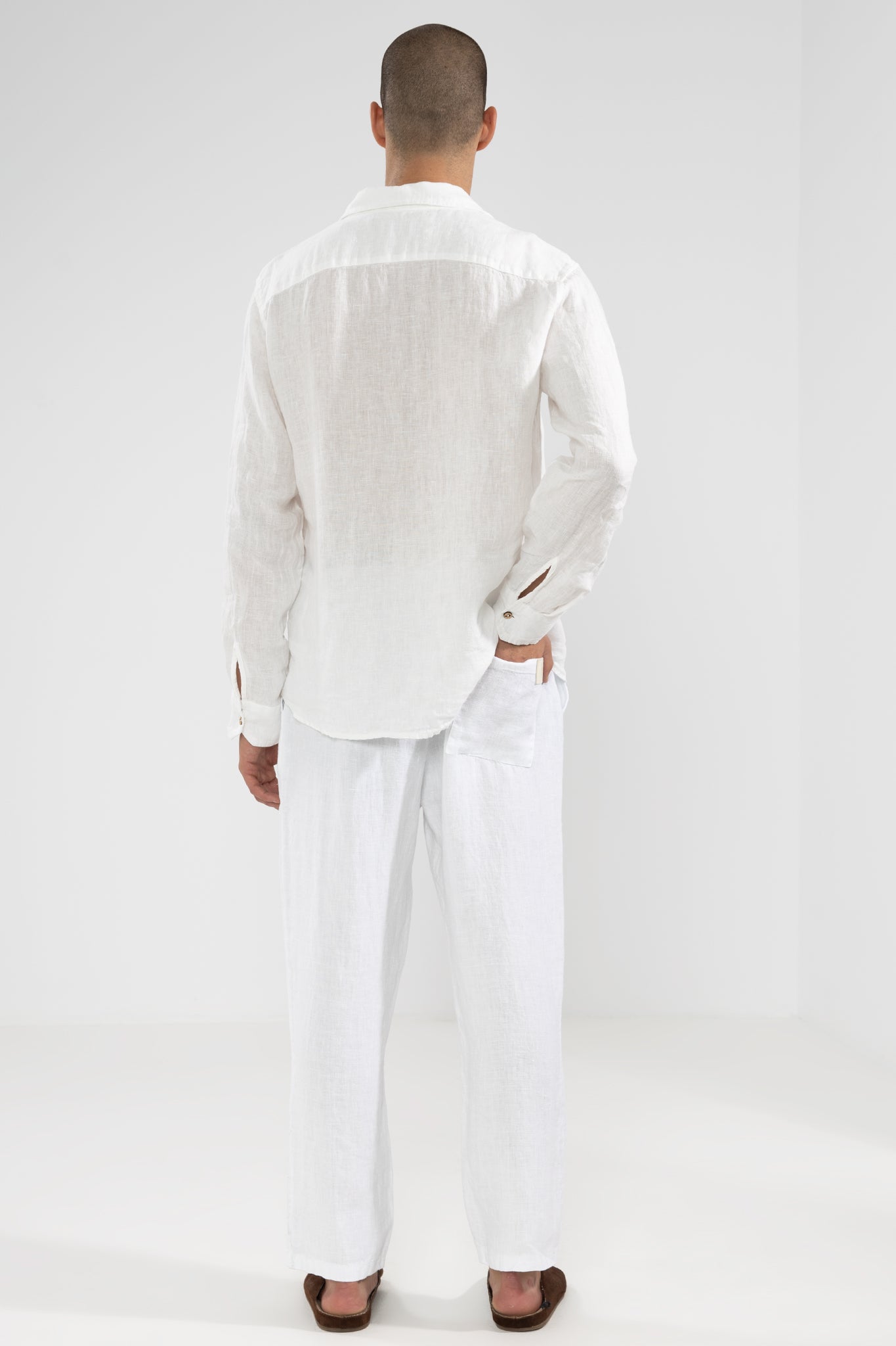Pantalón De Lino Premium Casapueblo - Polonio Uruguay