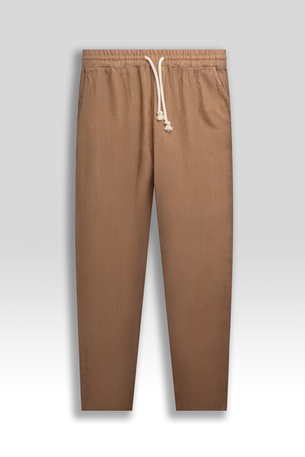 Pantalón De Lino Premium Tabaco - Polonio Uruguay