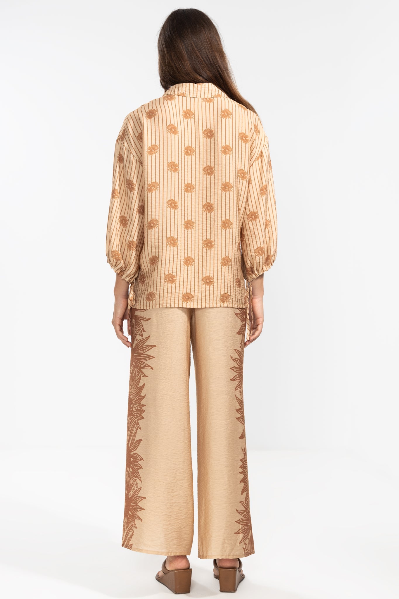 Pantalón Michu Bloom Camel - Polonio Uruguay