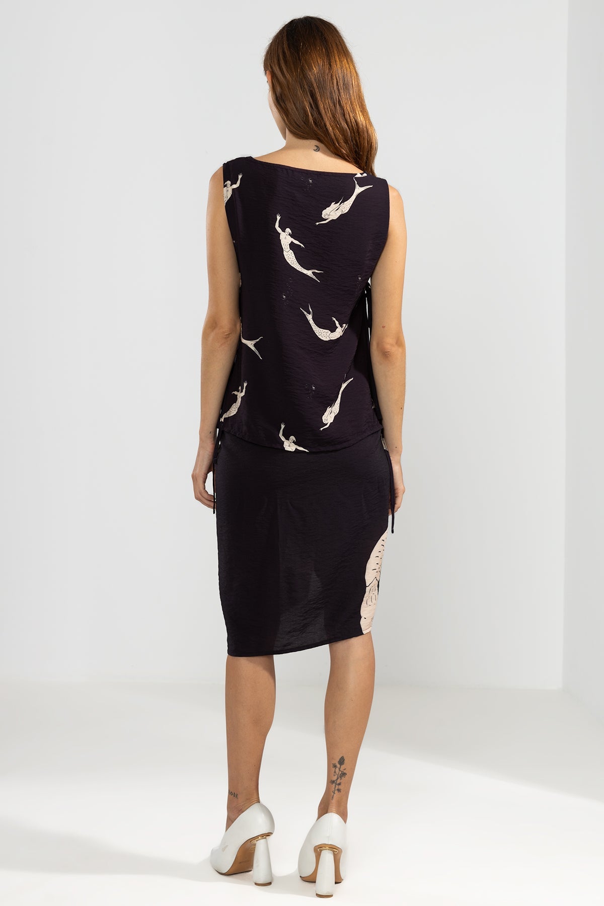 Pareo Mermaid Black Tops y Camisas Polonio UY