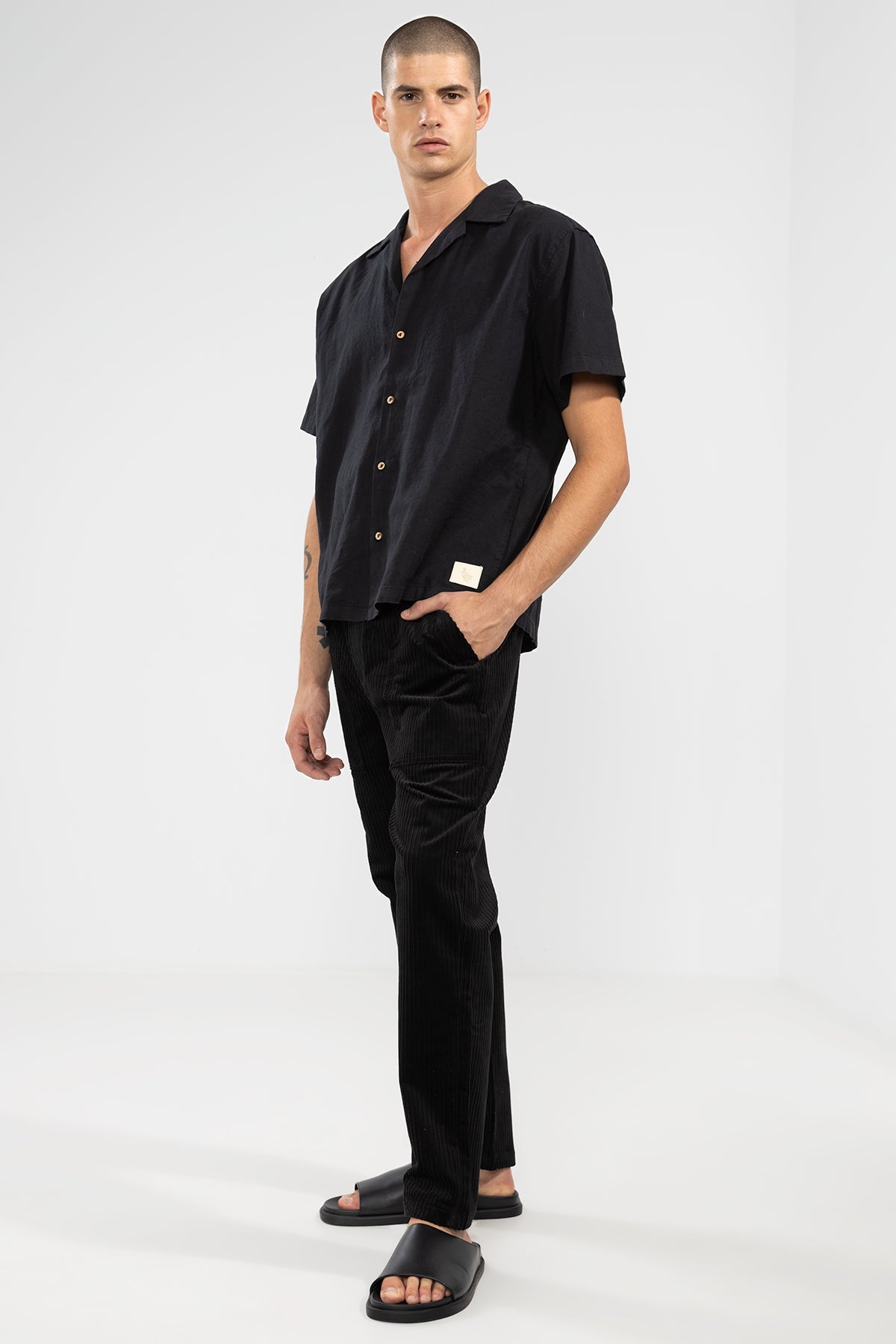 Santi Pants Black Pantalones Polonio UY