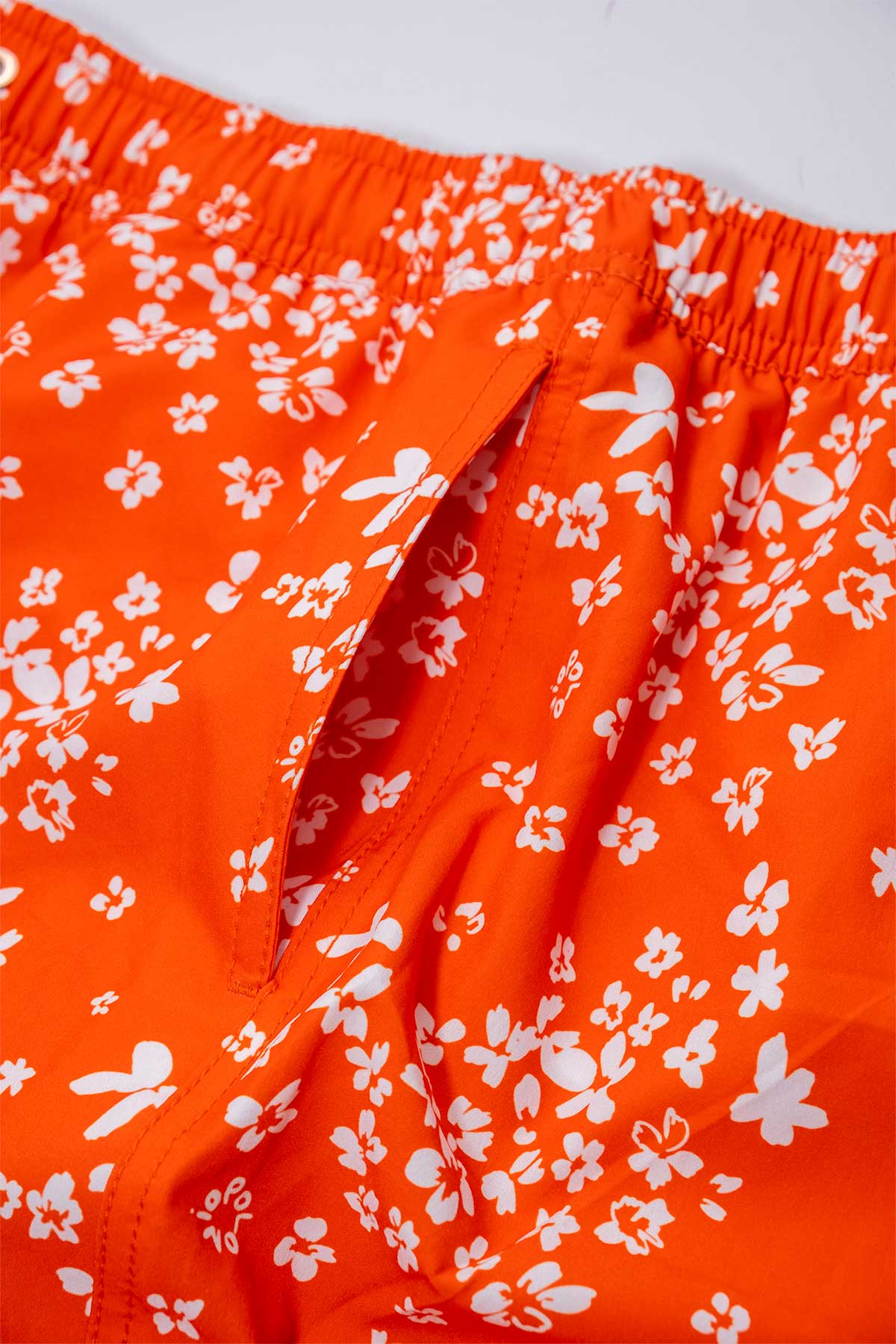 Short de Baño Classic Blossom Rojo - Polonio Uruguay