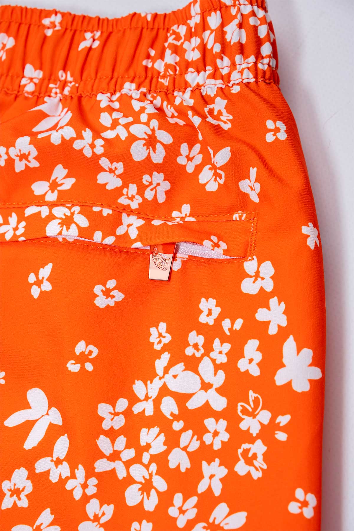 Short de Baño Classic Blossom Rojo - Polonio Uruguay