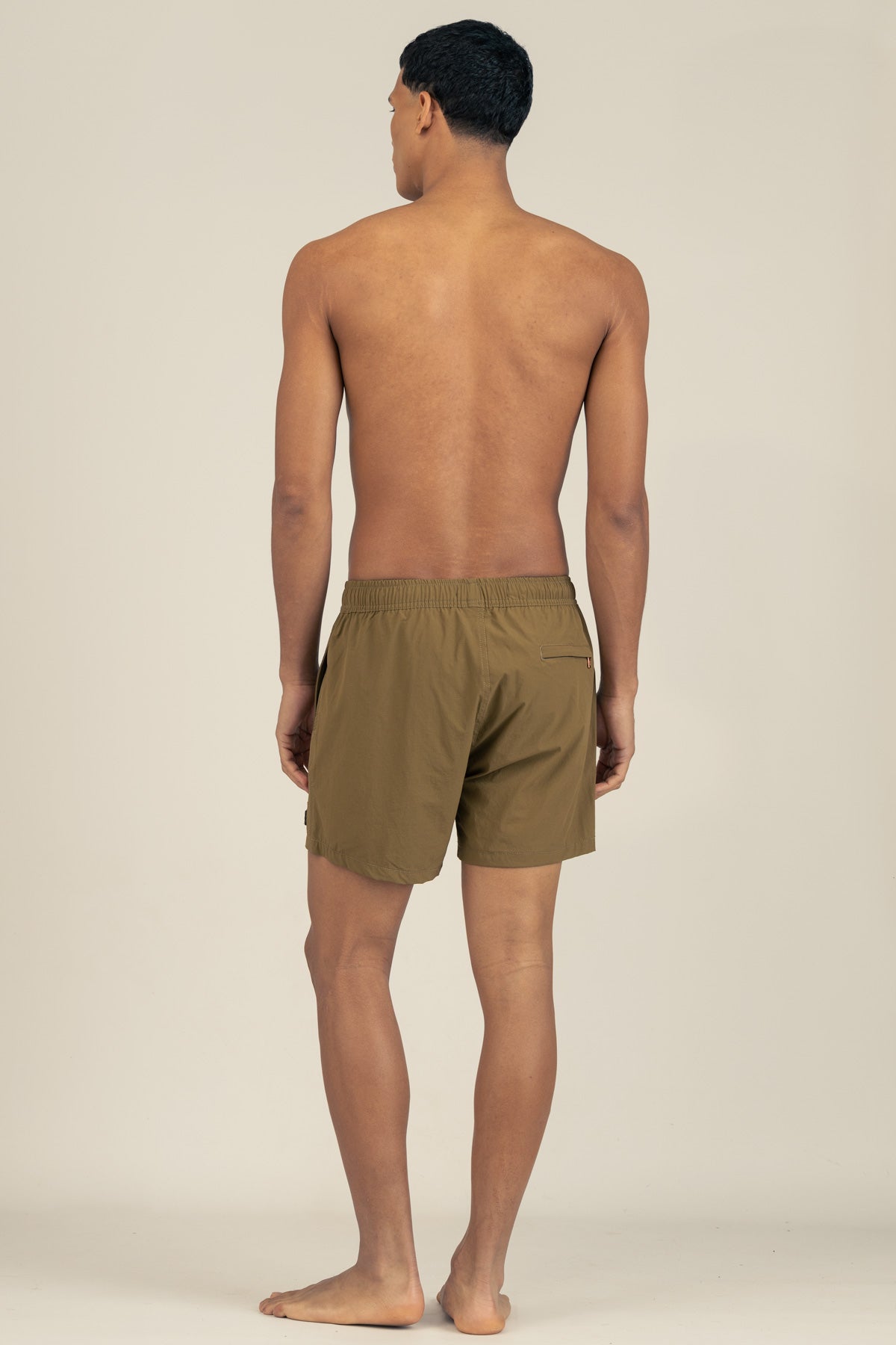 Short de Baño Classic Bordado Army - Polonio Uruguay
