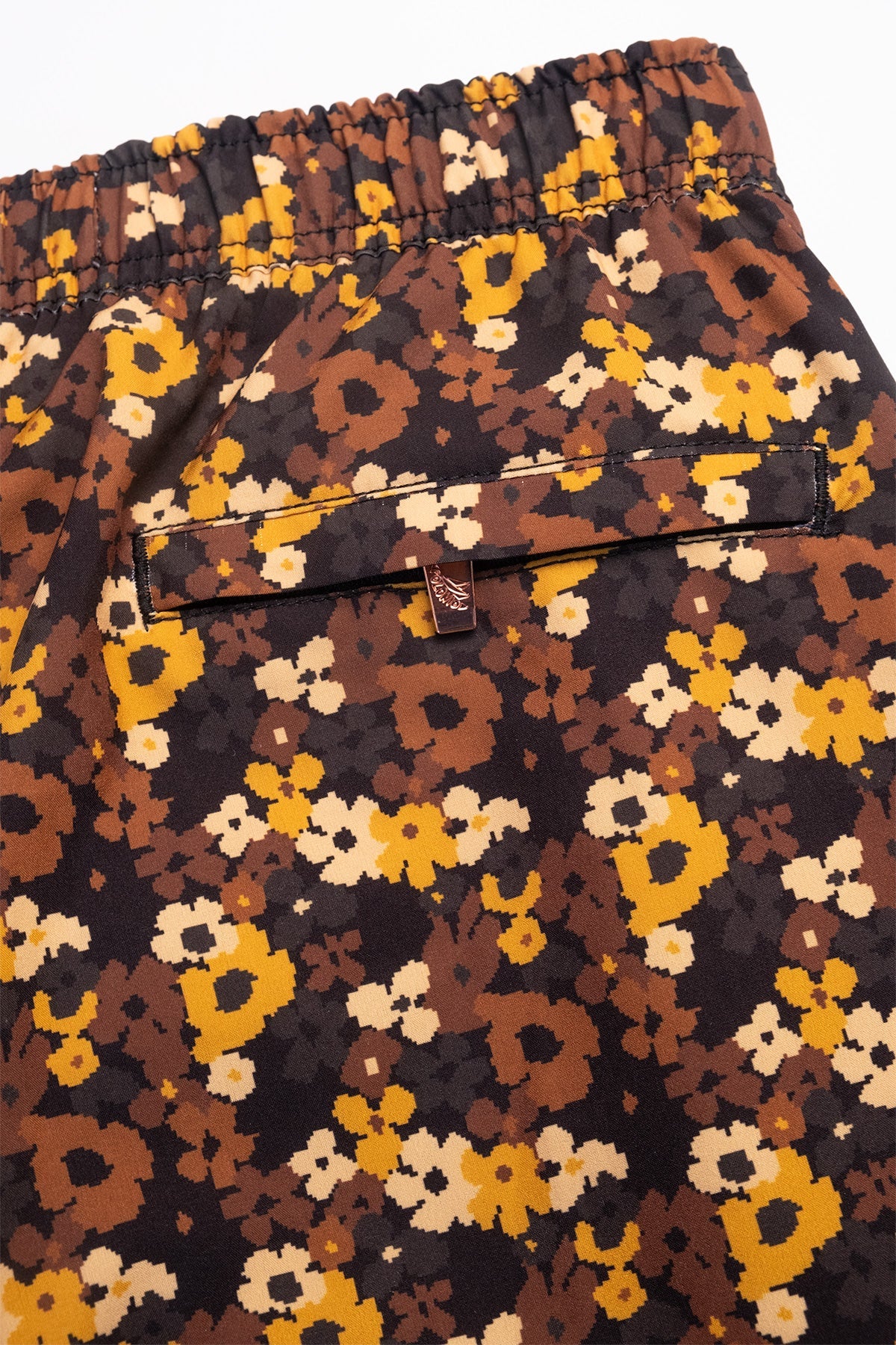 Short de Baño Classic Pixel Floral - Polonio Uruguay