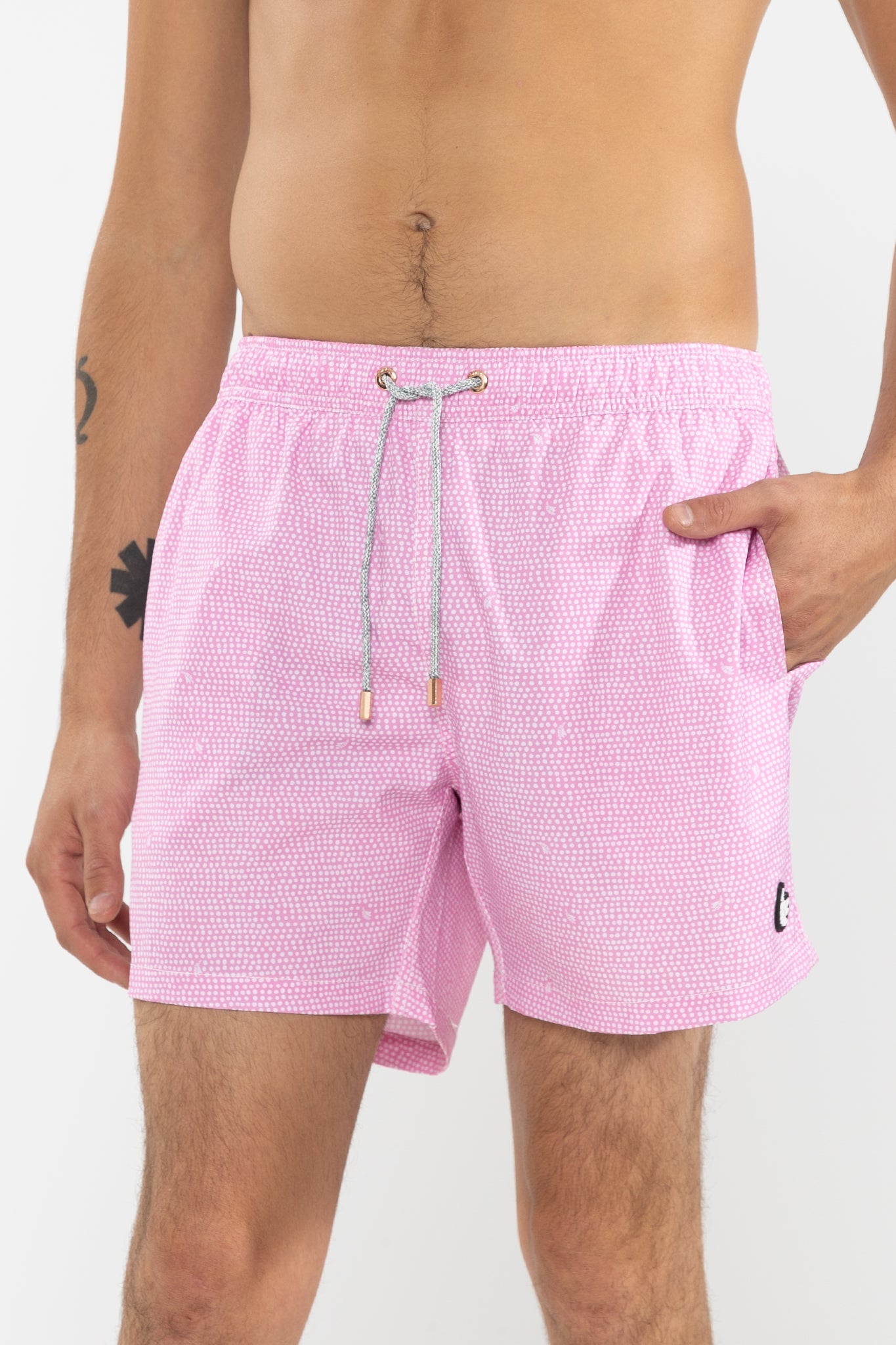 Short de Baño Dots Classic Rosa - Polonio Uruguay