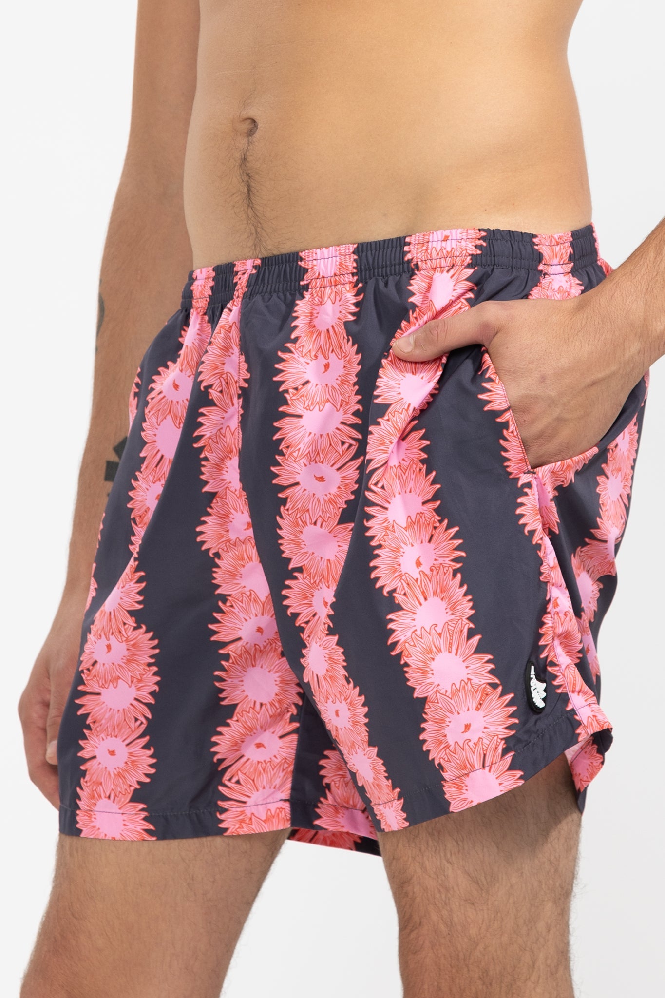 Short de Baño Lover's Bloom Runner Rosa - Polonio Uruguay