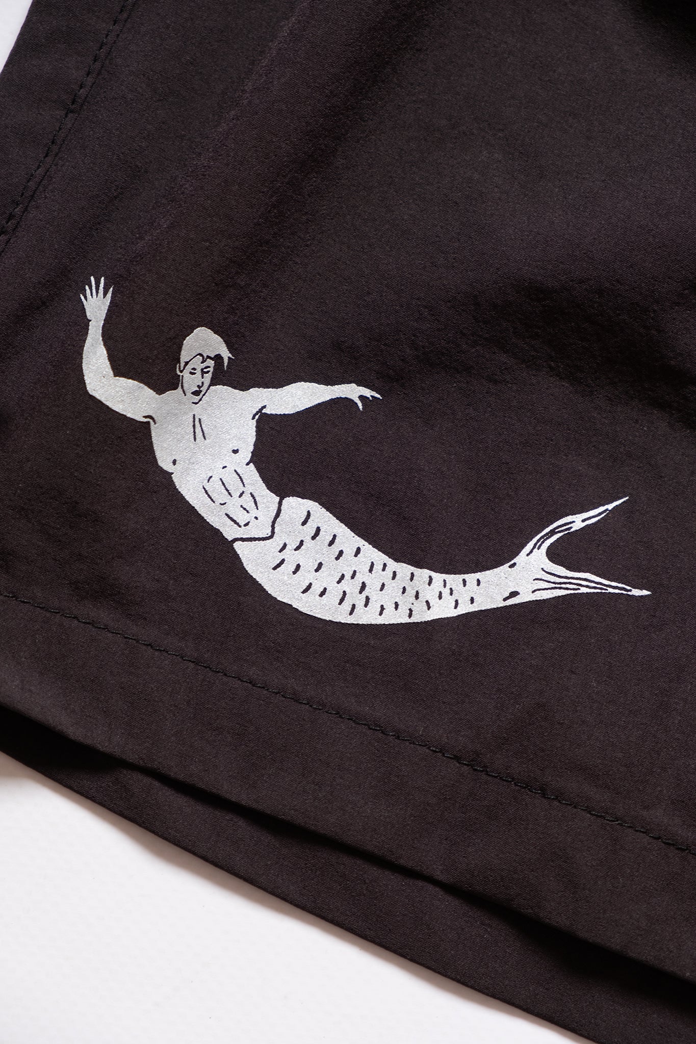 Short de Baño Mermaid Runner Black - Polonio Uruguay