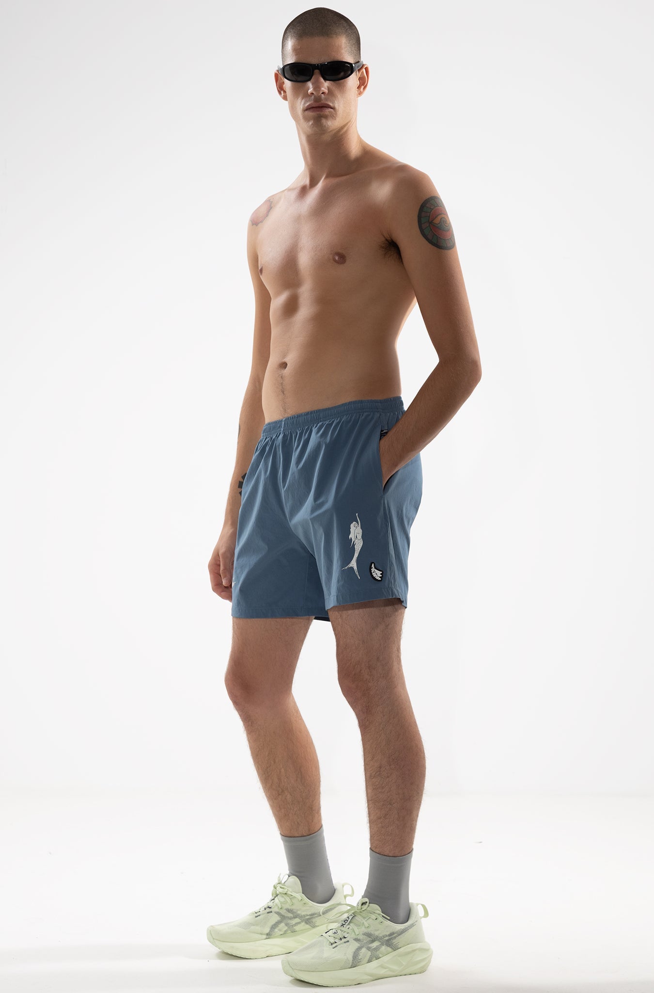 Short de Baño Mermaid Runner Petrol - Polonio Uruguay