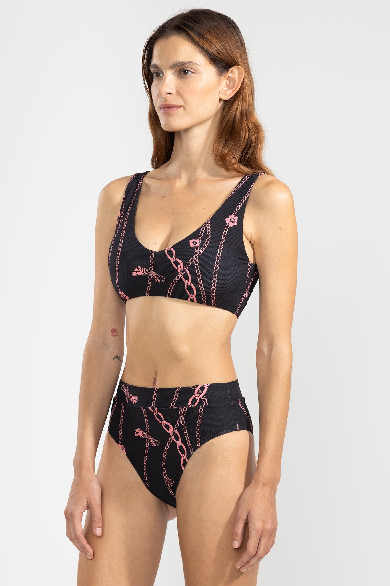 Top Bikini Amaya Chain Gang Black - Polonio Uruguay