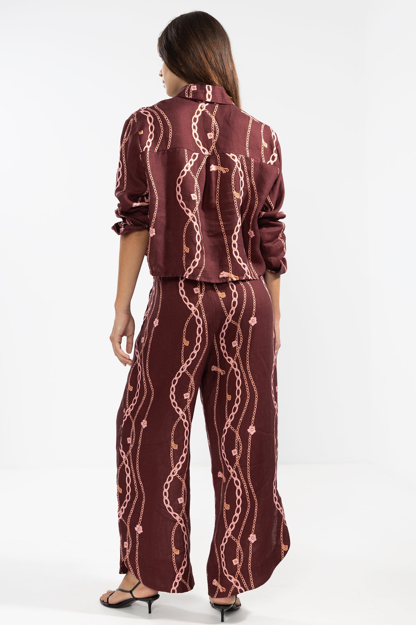 Vale Pants Chain Gang Merlot - Polonio Uruguay