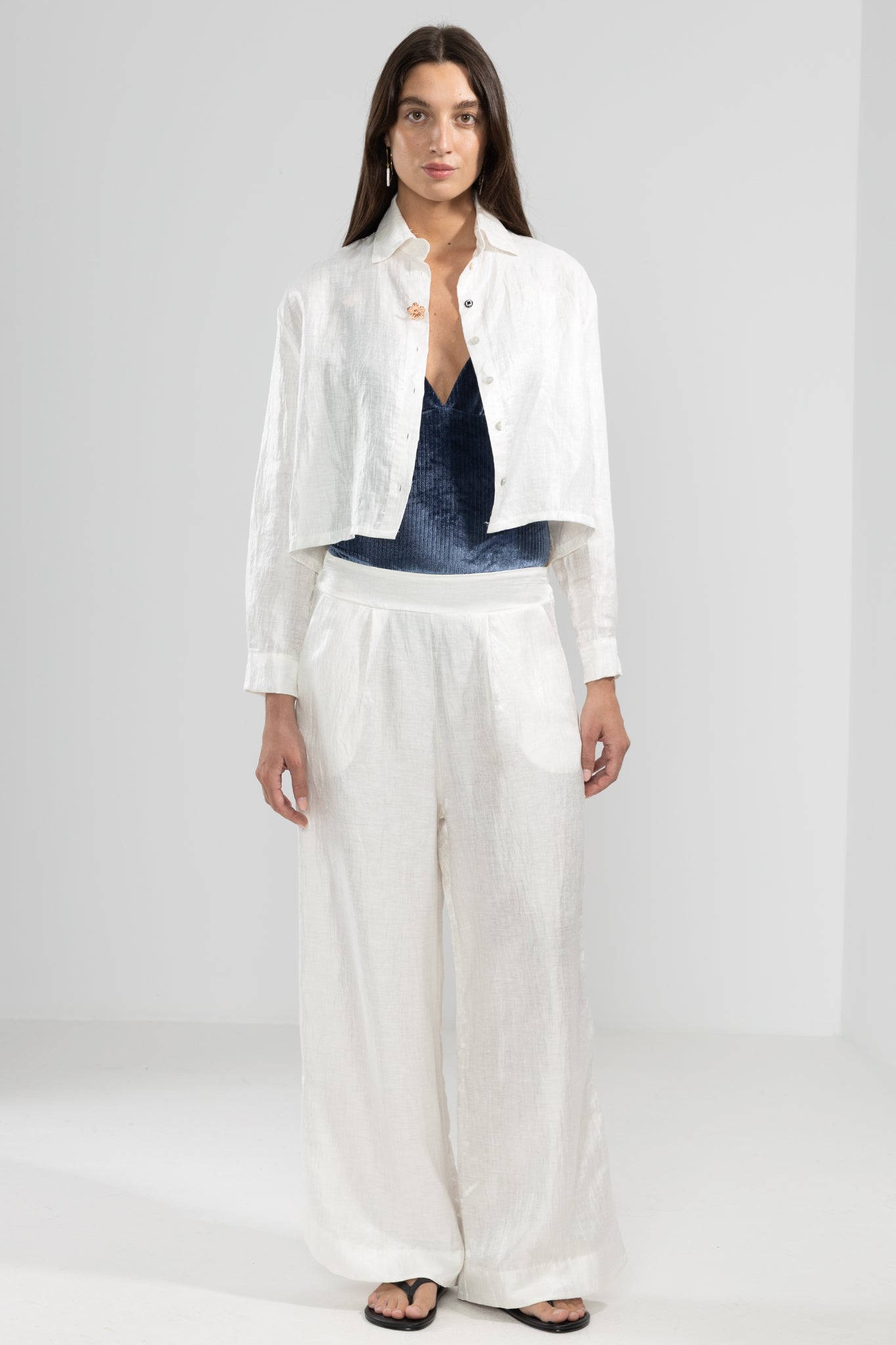 Vale Pants White - Polonio Uruguay