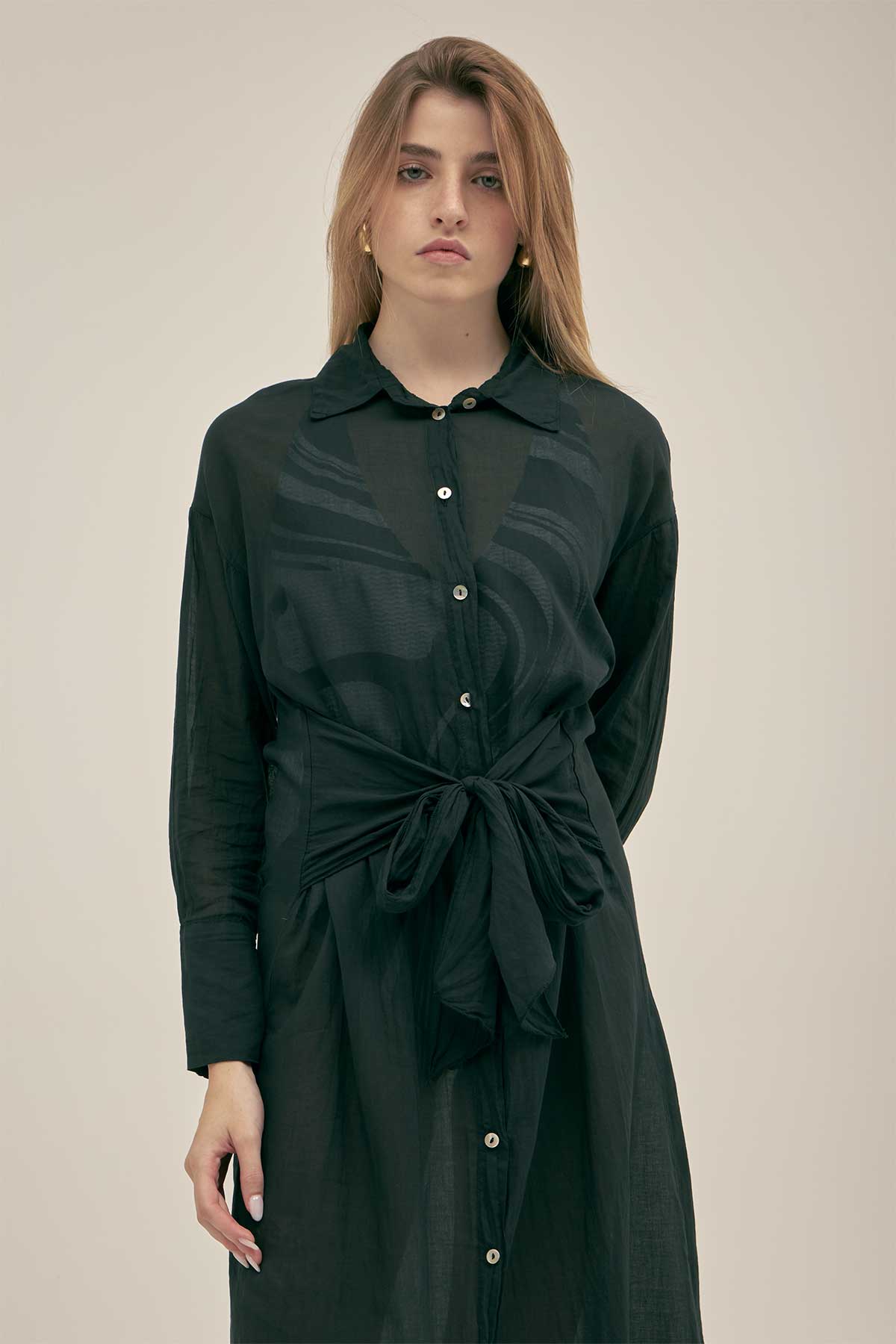 Vestido Ana Negro - Polonio Uruguay
