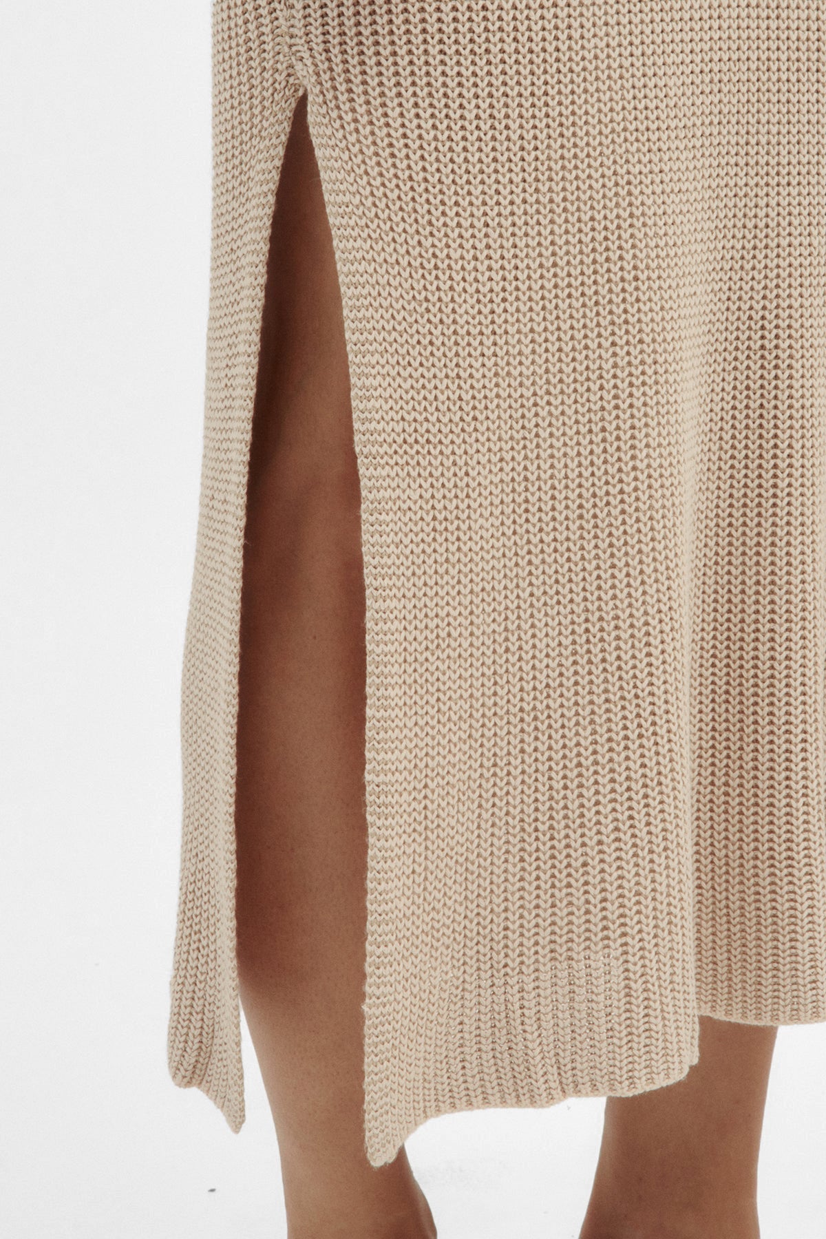 Vestido Eli Tejido Latte - Polonio Uruguay