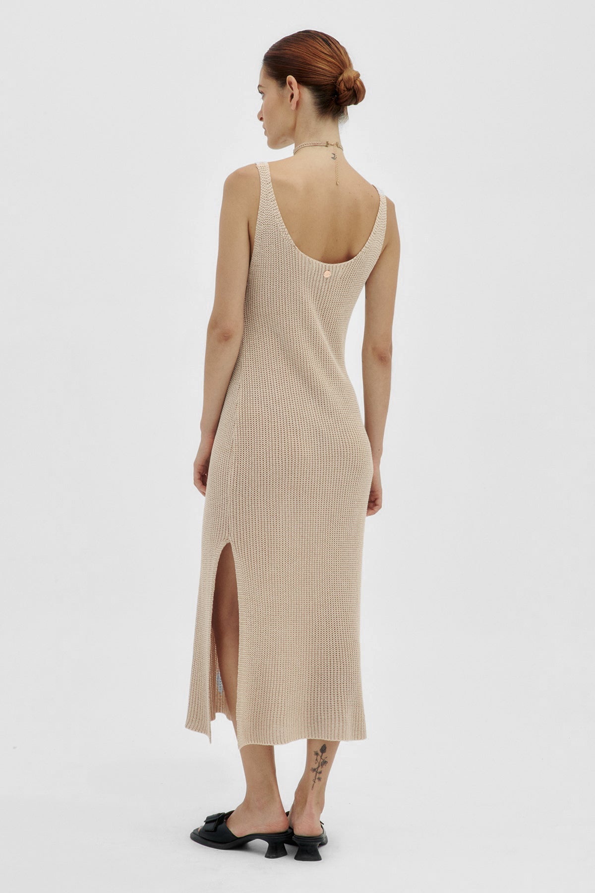 Vestido Eli Tejido Latte - Polonio Uruguay