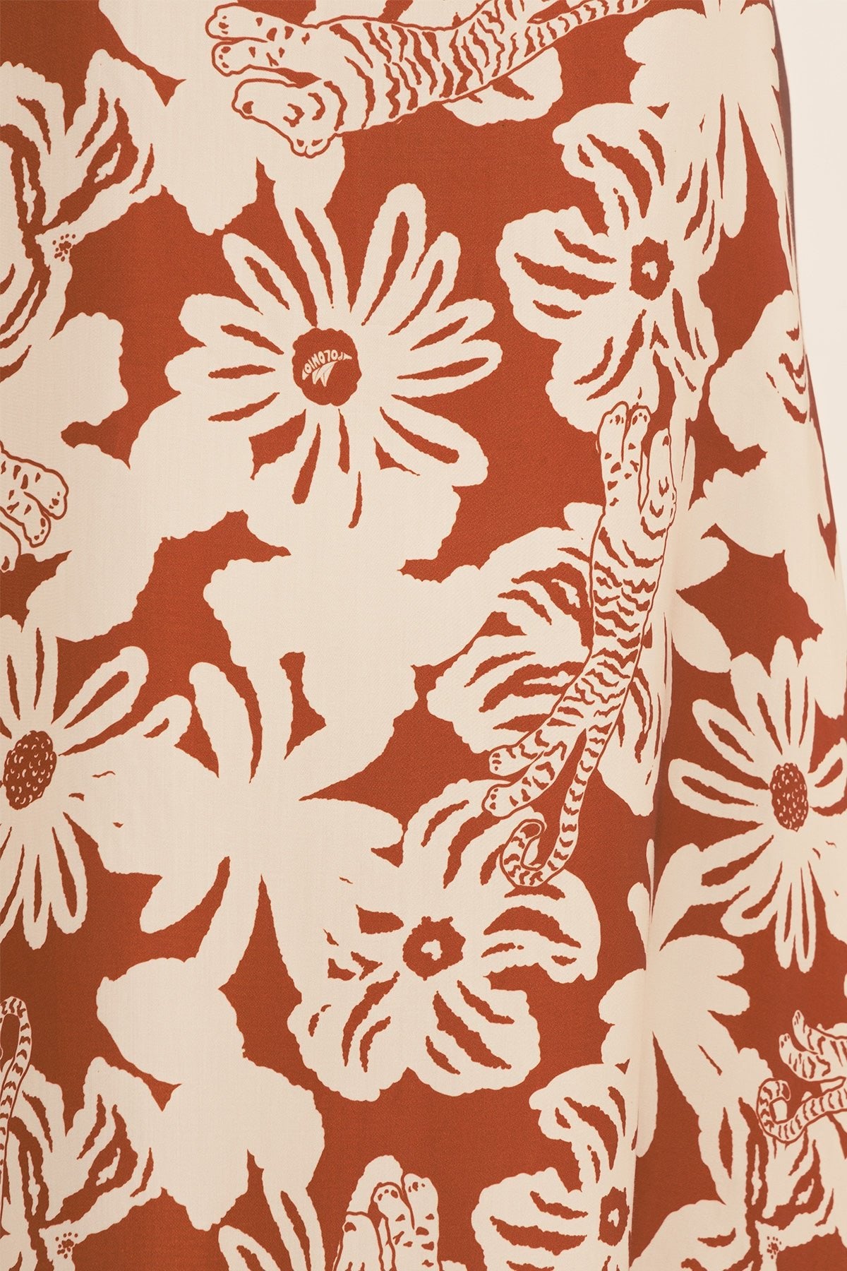 Vestido Fefe Jungle Clay - Polonio Uruguay