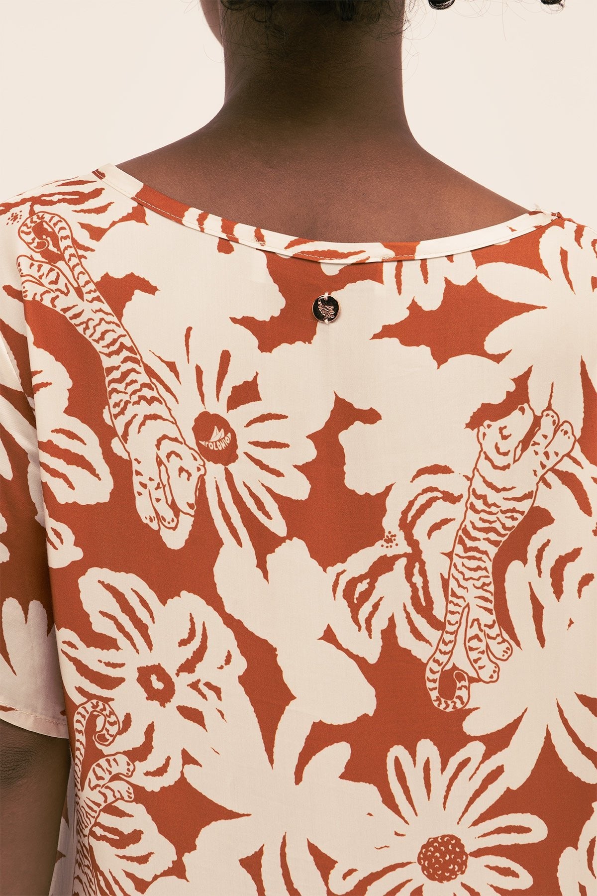 Vestido Fefe Jungle Clay - Polonio Uruguay