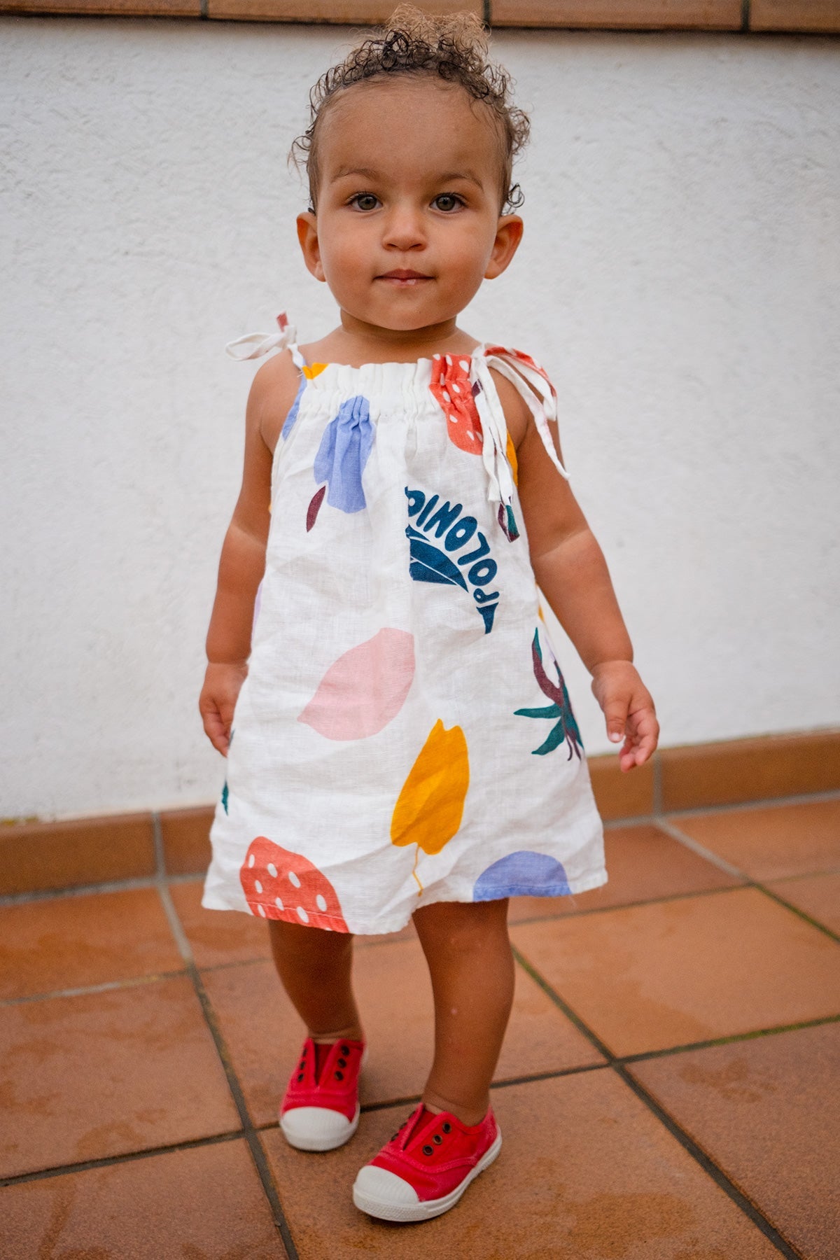 Fruit Salad Bebé Amelie Dress Lino