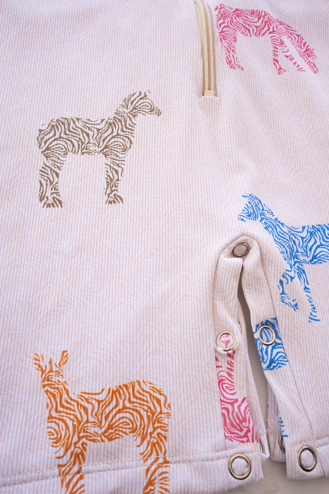 Zebra Bebé Enterito Onesie