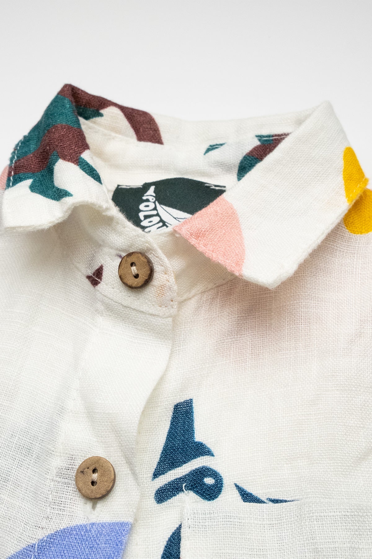 Fruit Salad Bebé Shirtsuit Lino