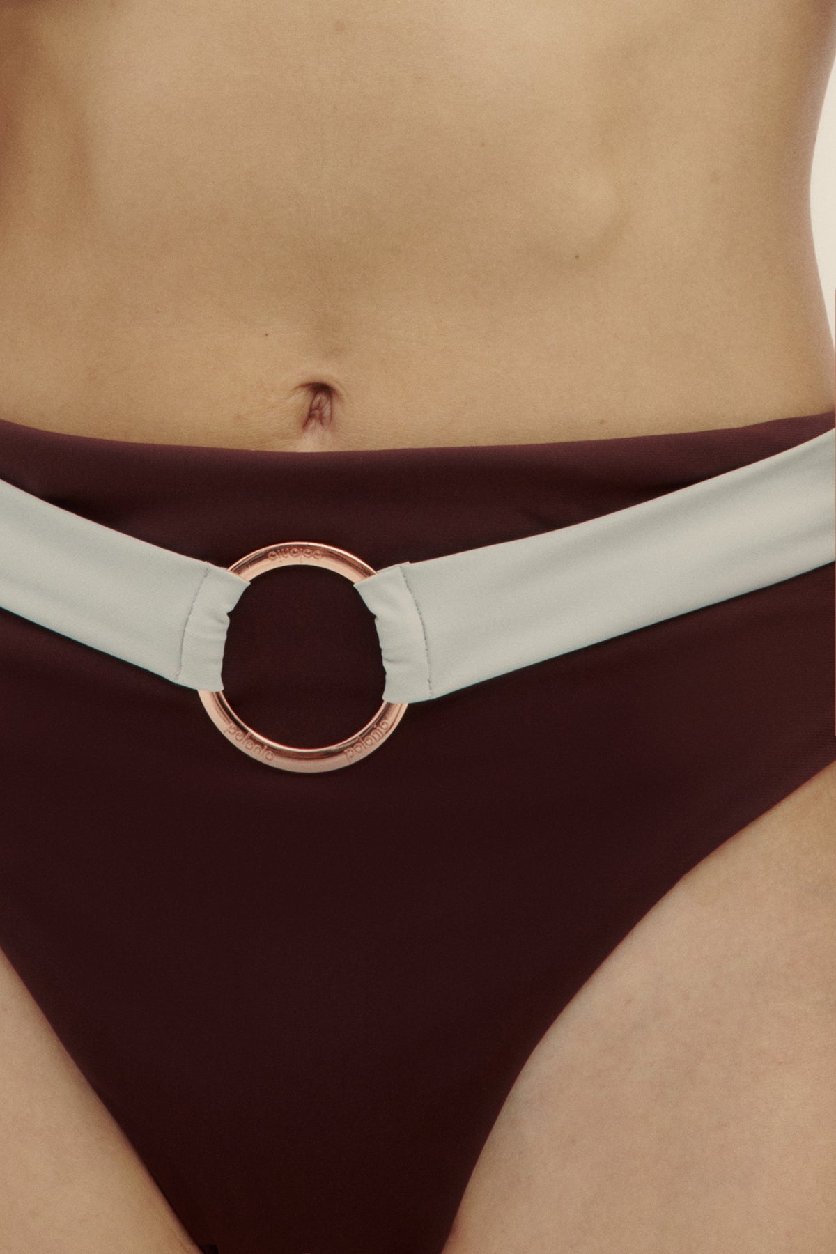 Belt Bikini Bottom Merlot - Polonio