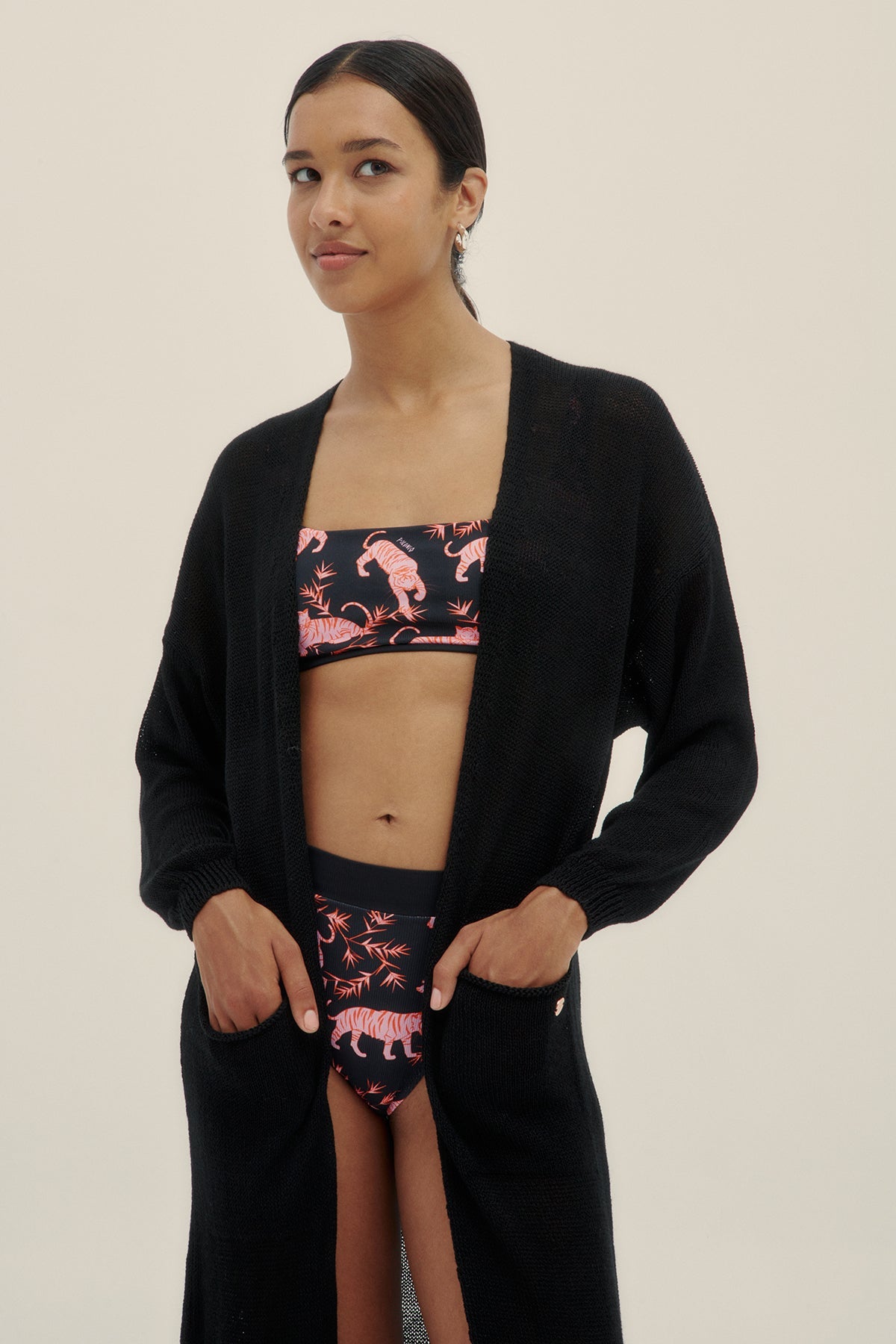 Black Lu Cardigan - Polonio