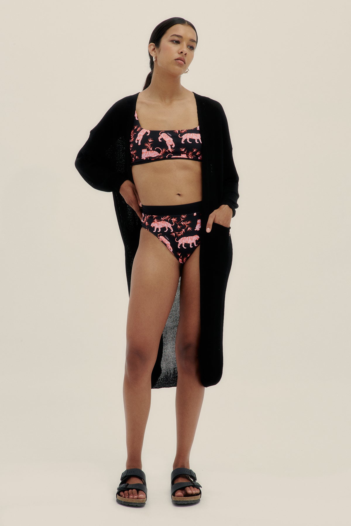 Black Lu Cardigan - Polonio