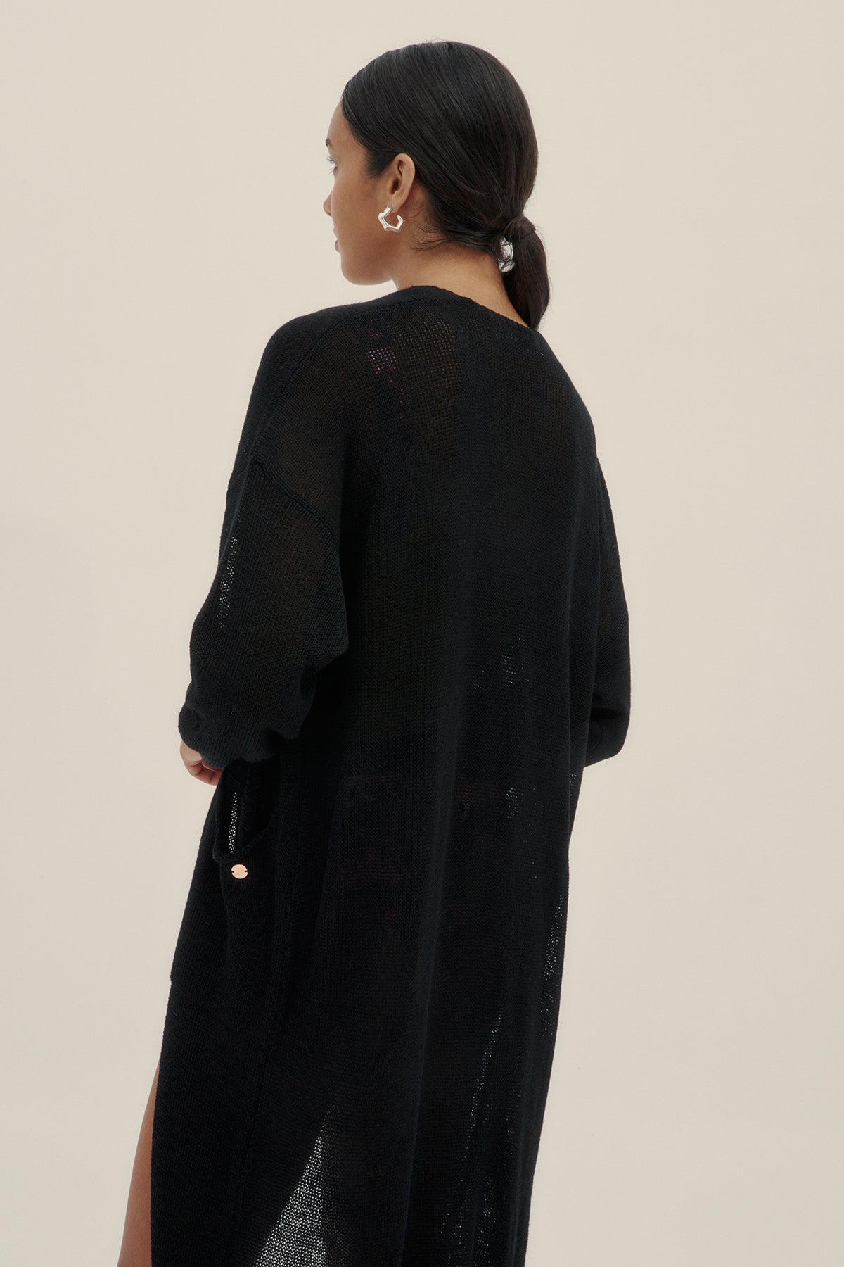 Black Lu Cardigan - Polonio