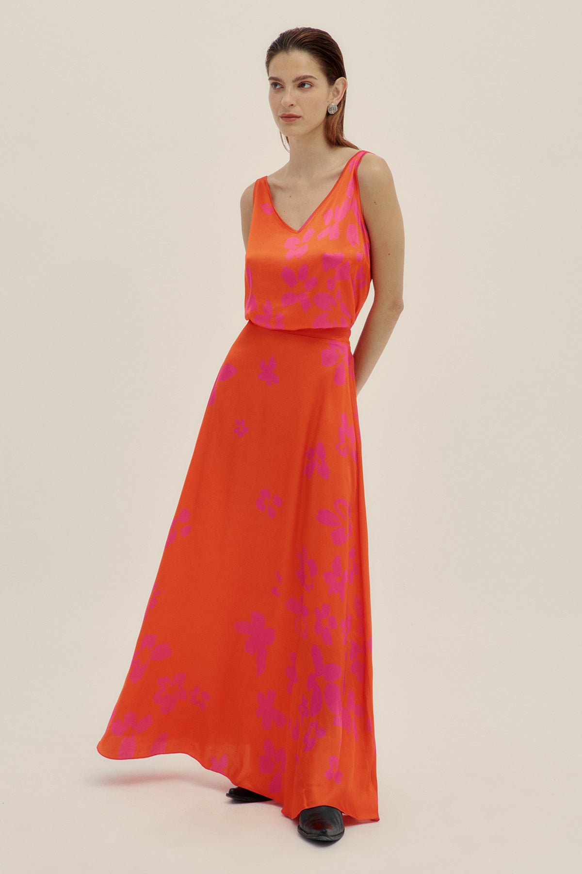 Blossom Red Nat Top - Polonio
